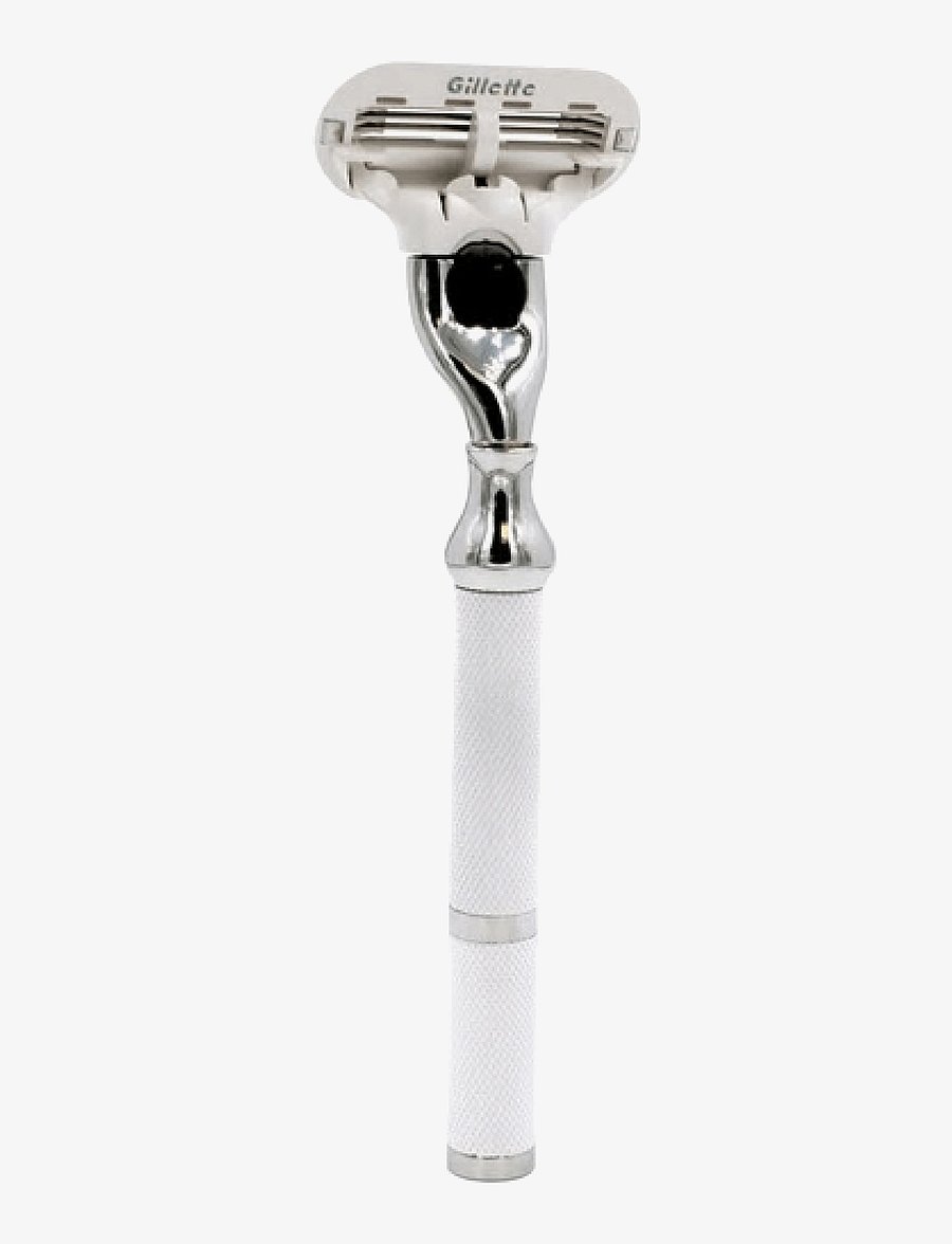 Parker - 77L - Women's White & Chrome Handle Venus Compatible Razor - raseerimine - white - 1
