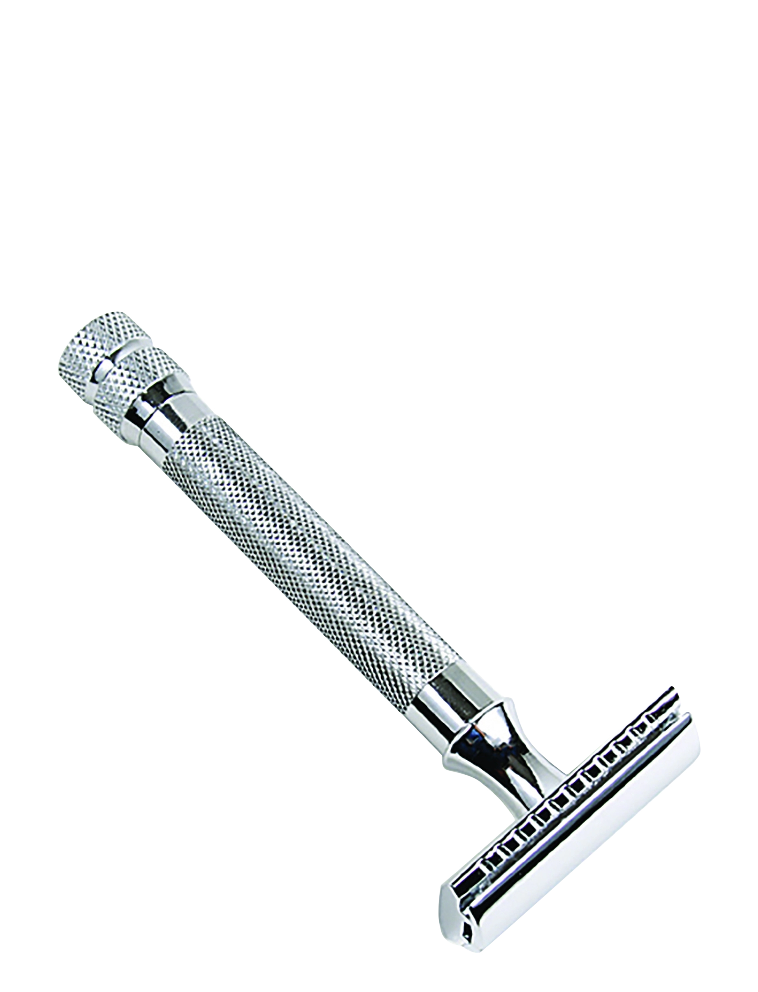 Parker 91R Heavyweight Textured Chrome Grip 3 Piece Safety, Razors, Sølv, Str: ONE SIZE