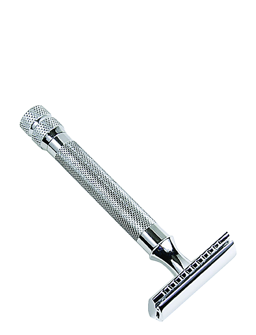 Parker - Parker 91R - Heavyweight Textured Chrome Grip 3 Piece Safety - pardlid - chrome - 0
