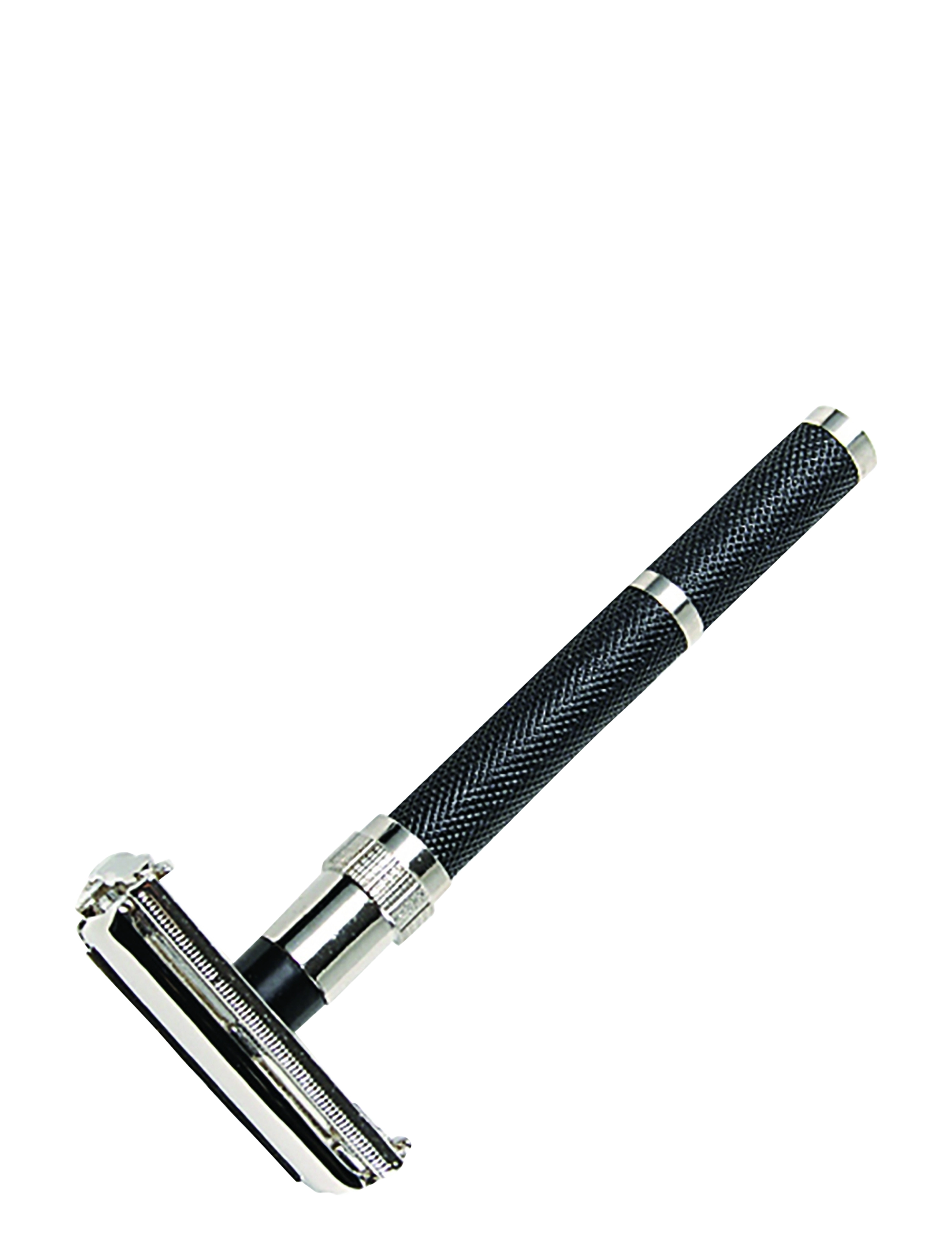 Parker Parker 96R - Black & Chrome Handle Butterfly Open Safety Raz - Deals - BLACK & CHROME / black