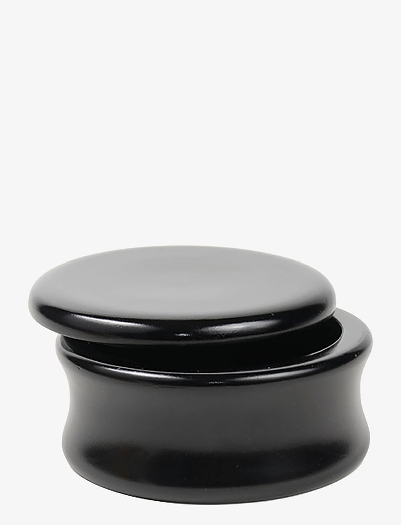 Parker - Black Mango Wood Shave Bowl - pardlid - black - 1