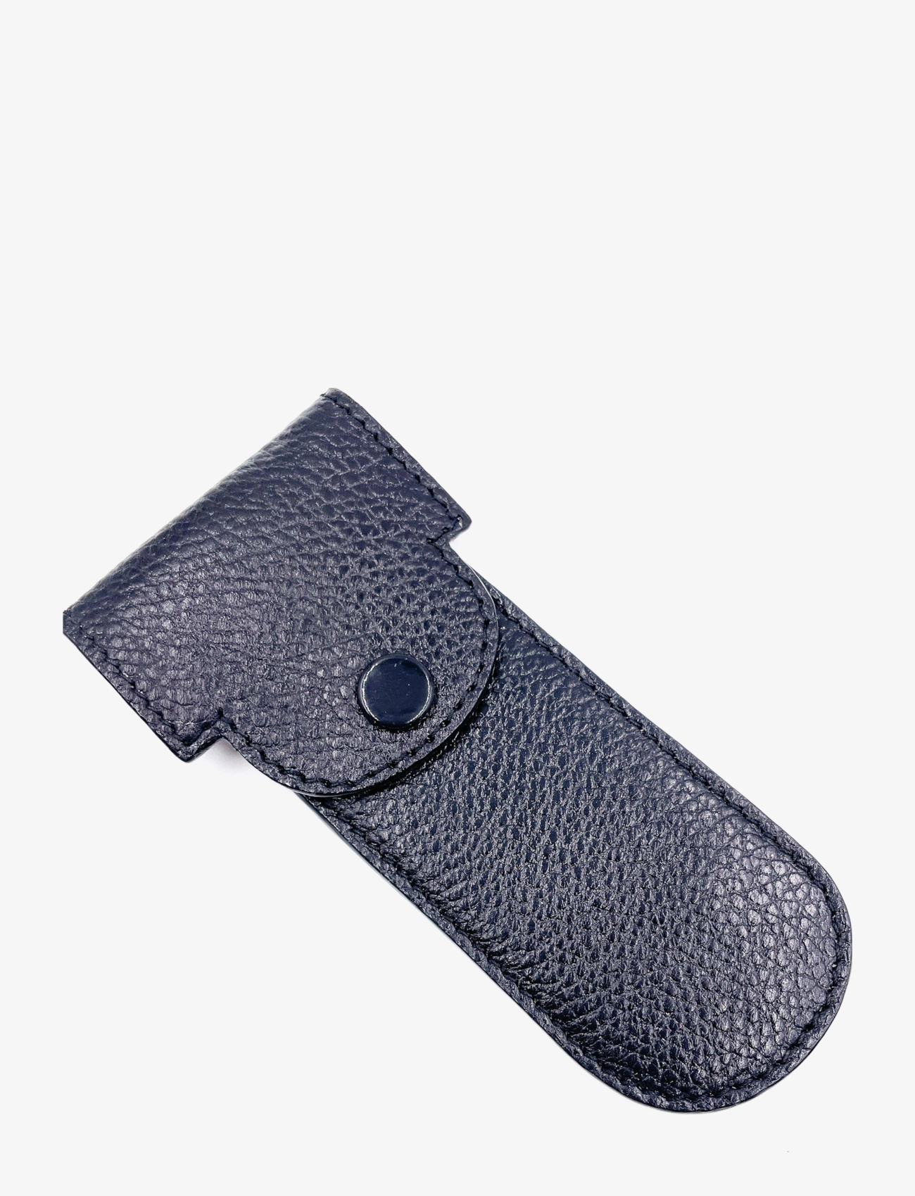 Leather Black Safety Razor Case - BLACK