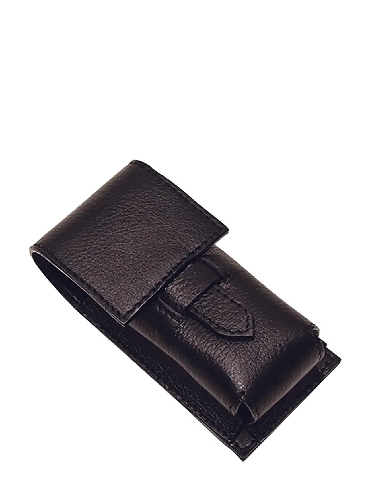 Parker Parker Leather Pouch For Shaving Brushes- Black, One Size, Black, Barberingsprodukter > Barberkost, Herre