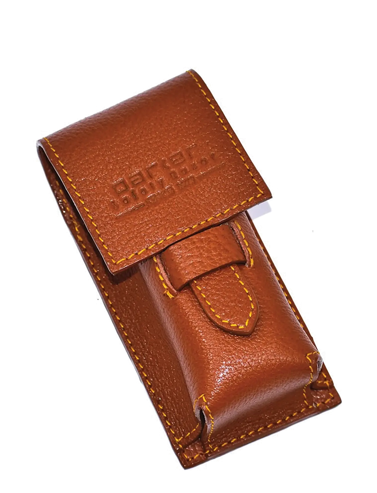 Parker Parker Leather Pouch For Shaving Brushes- Saddle Brown, One Size, Brown, Barberingsprodukter > Barberkost, Herre