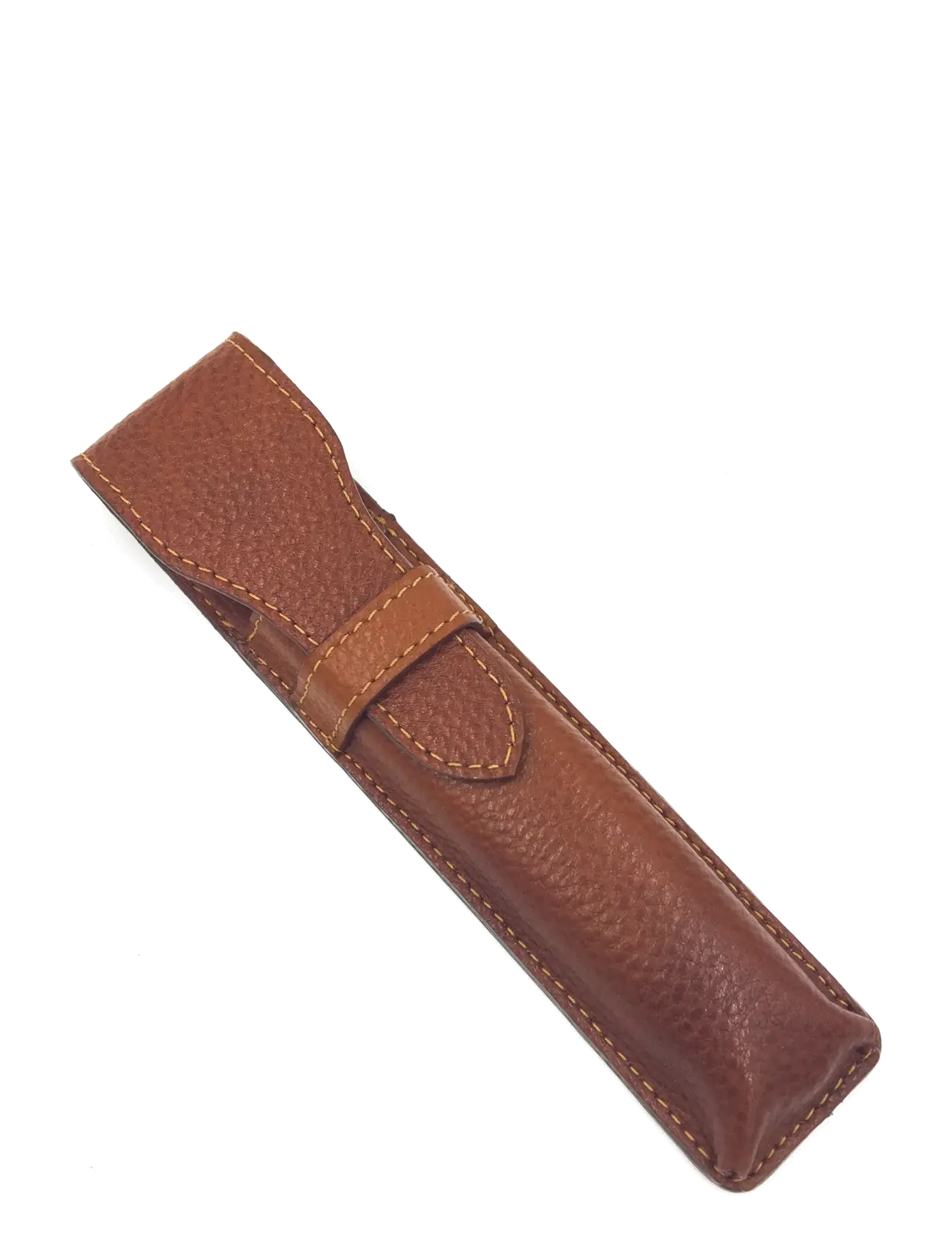 Parker Parker Leather Pouch Brown For Straight Razors, One Size, Brown, Barberingsprodukter > Barberknive, Herre