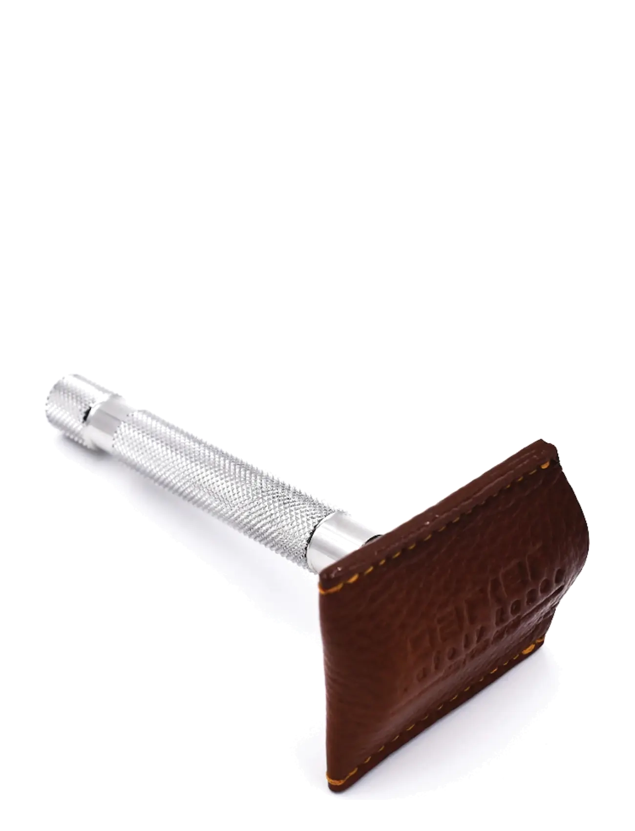 Parker Parker Leather Safety Razor Cover - Produkter til barbering - SADDLE BROWN / brown