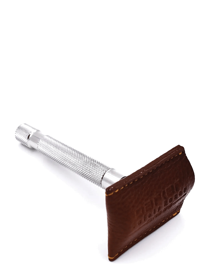 Parker - Parker Leather Safety Razor Cover - pardlid - saddle brown - 0