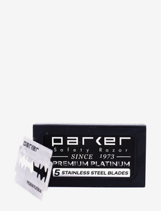 Parker Premium Platinum Double Edge Blades - 100 Ct (20 x 5), Parker