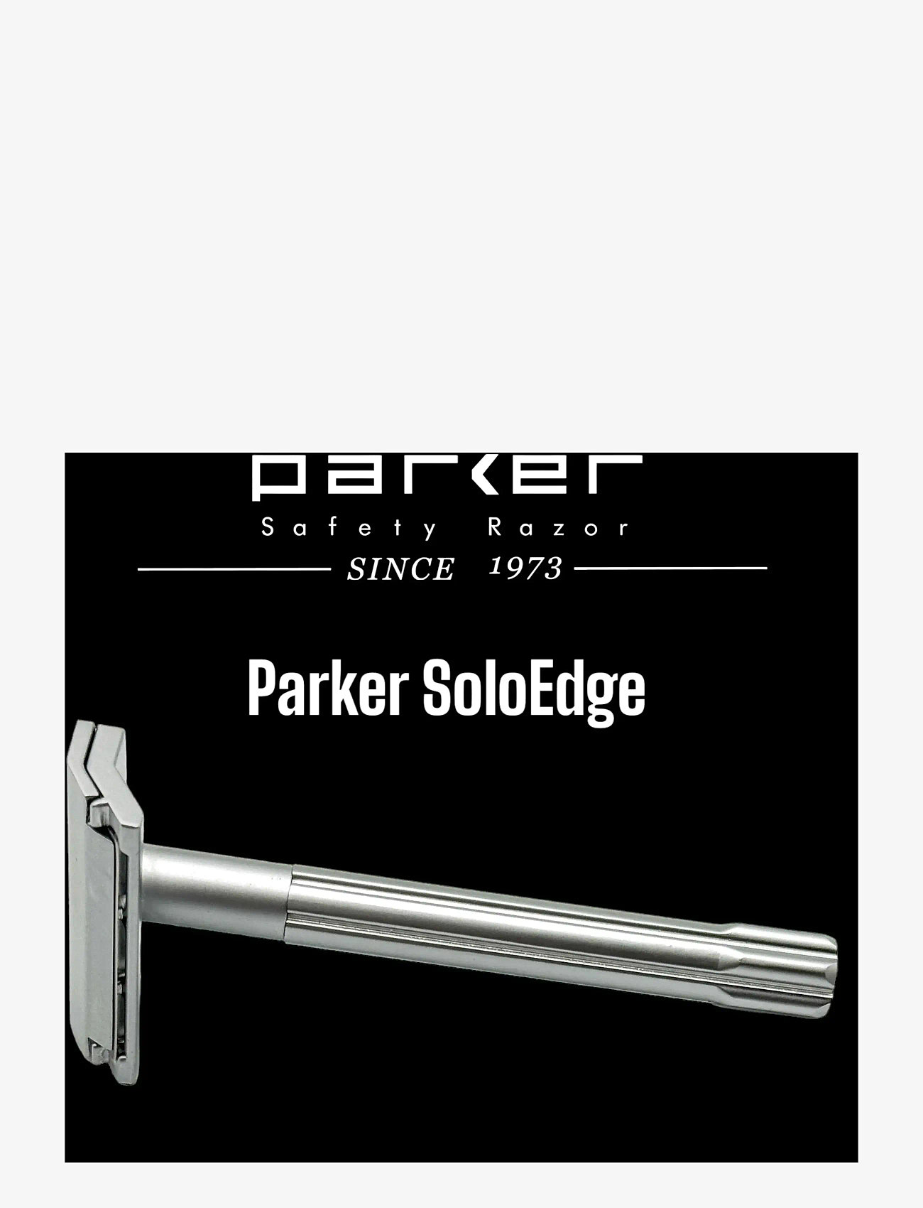 Parker - Single Edge All Satin Safety Razor - skutimasis - satin chrome - 4