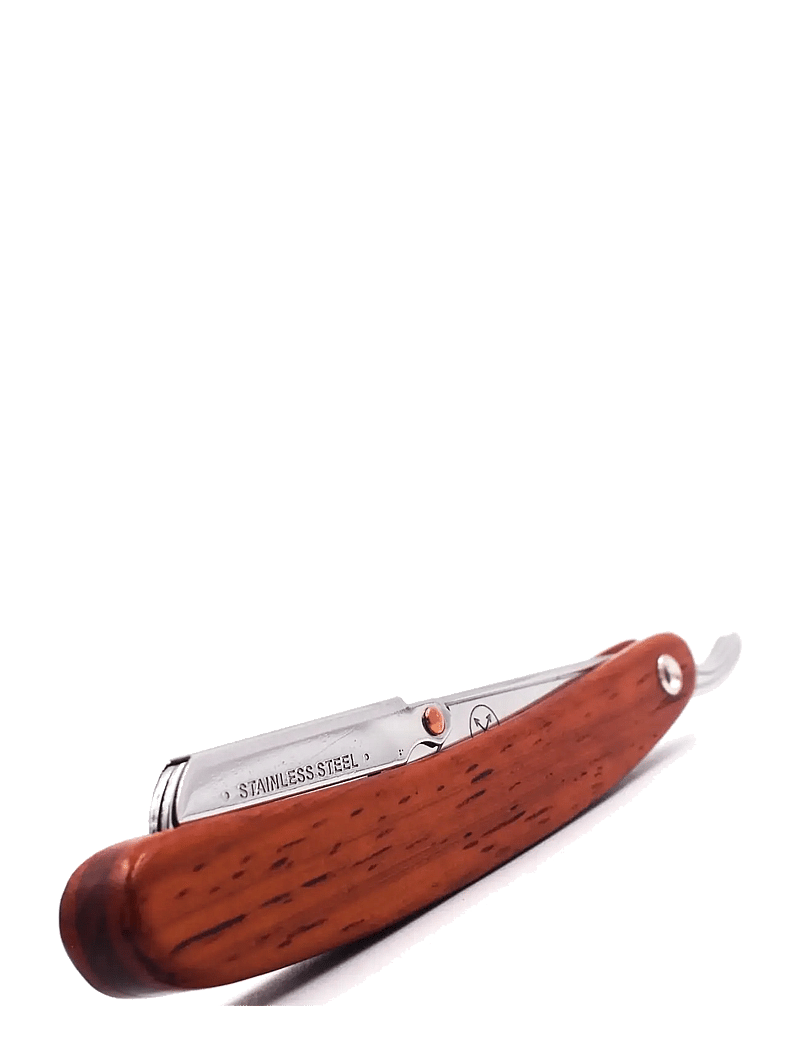 Parker - SRRW - Rosewood Handle Clip Type Barber/Straight Razor - pardlid - rose wood - 1