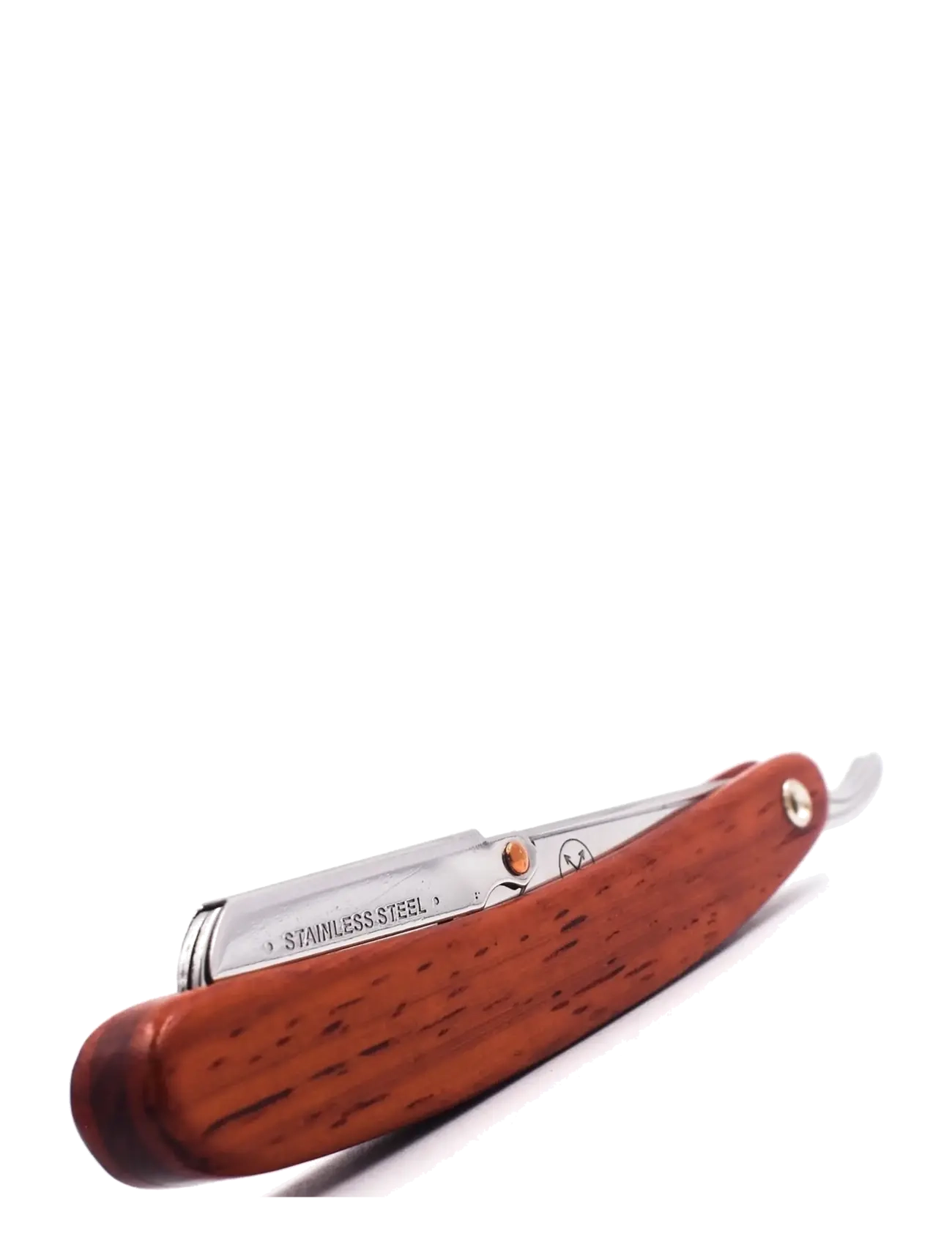 Parker - SRRW - Rosewood Handle Clip Type Barber/Straight Razor - pardlid - rose wood - 1