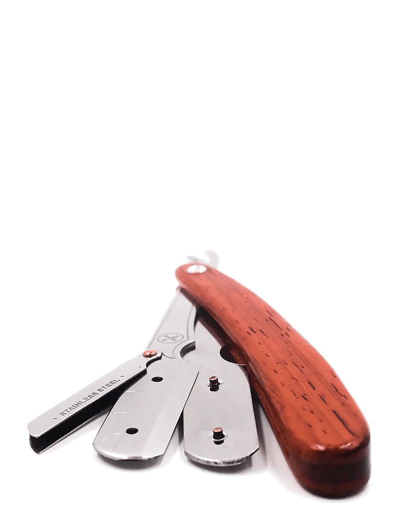 Parker - SRRW - Rosewood Handle Clip Type Barber/Straight Razor - pardlid - rose wood - 2