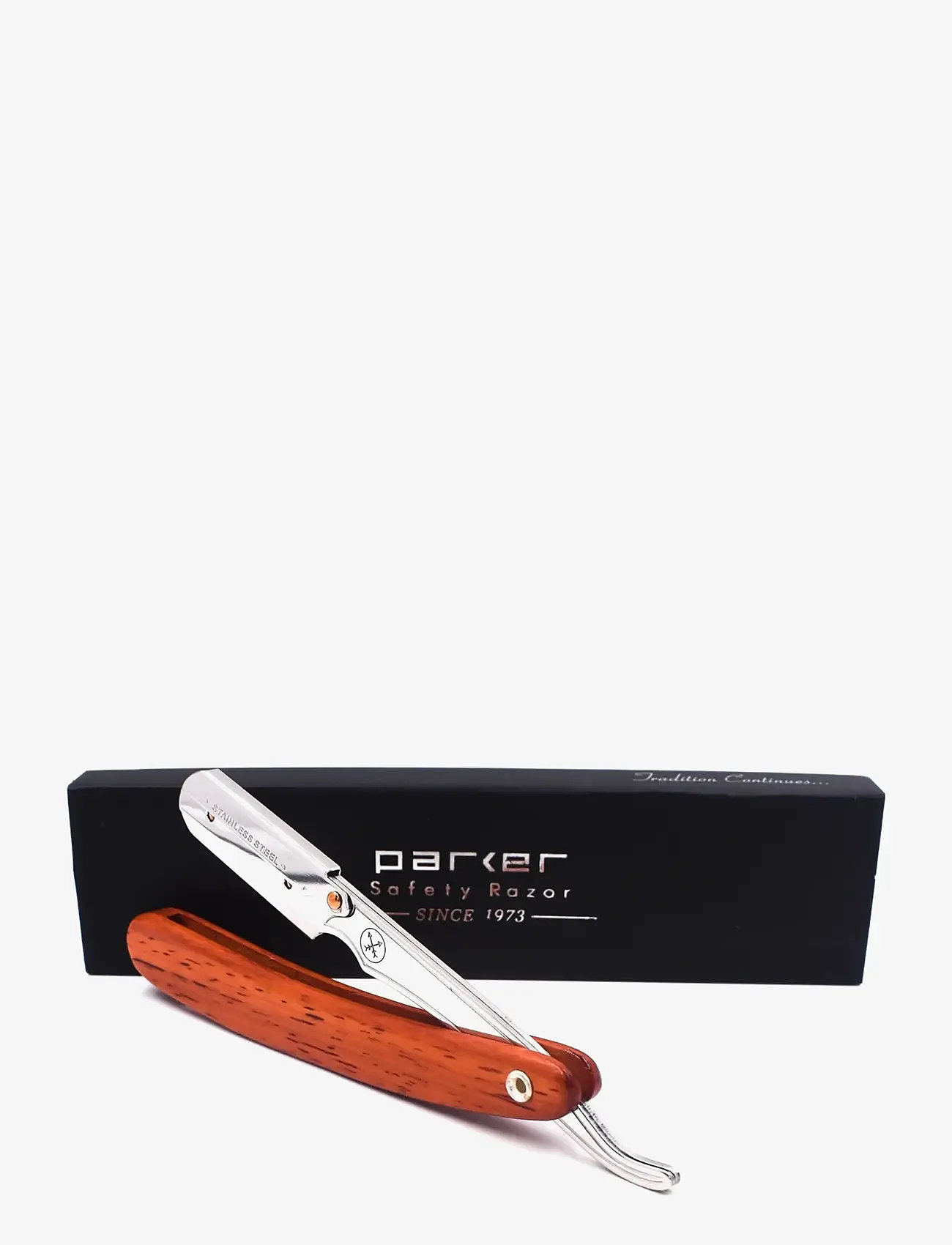 Parker - SRRW - Rosewood Handle Clip Type Barber/Straight Razor - barberskrabere - rose wood - 3