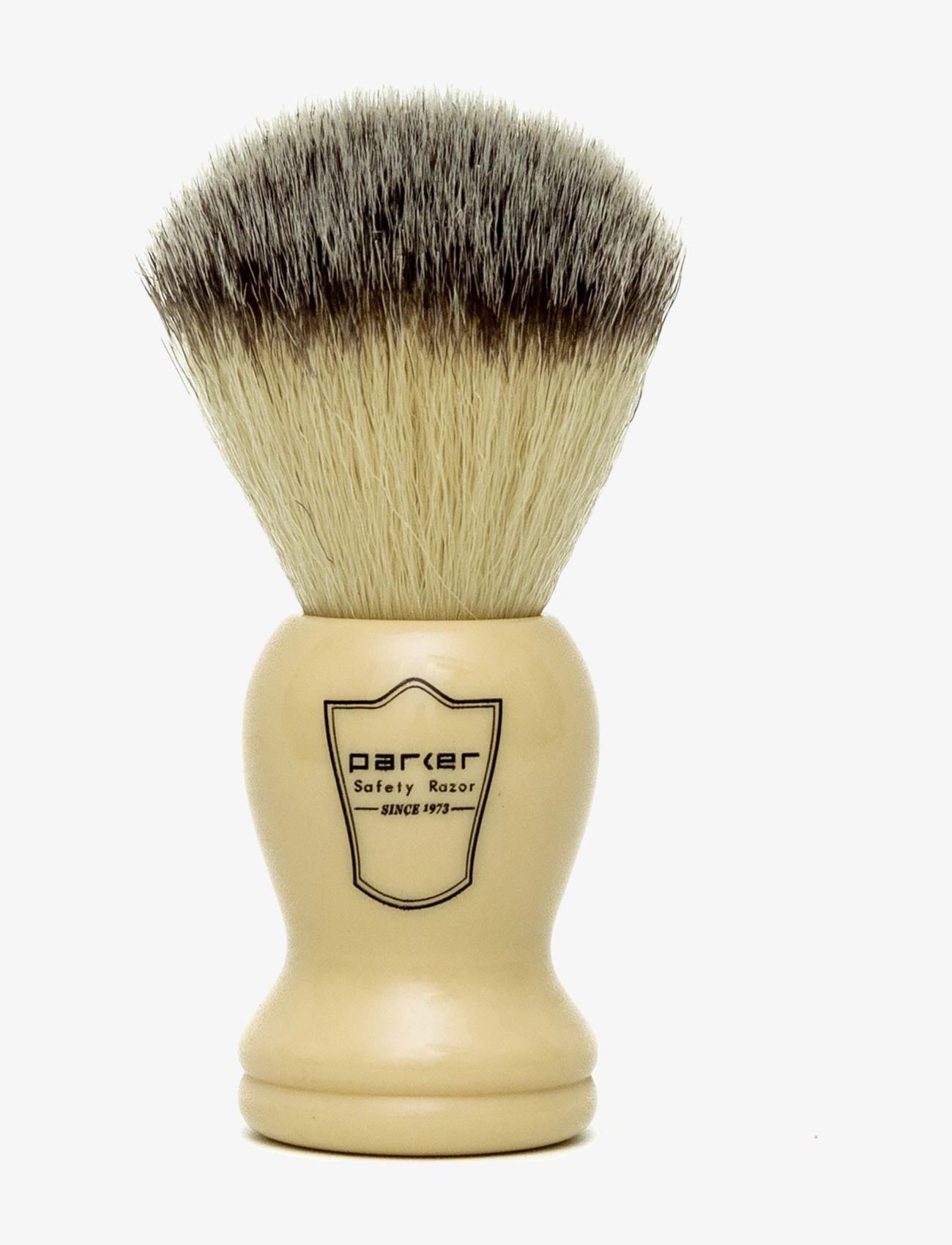 Parker Ivory Handle Synthetic Bristle Shavebrush, One Size, Cream, Barberingsprodukter > Barberkost, Herre