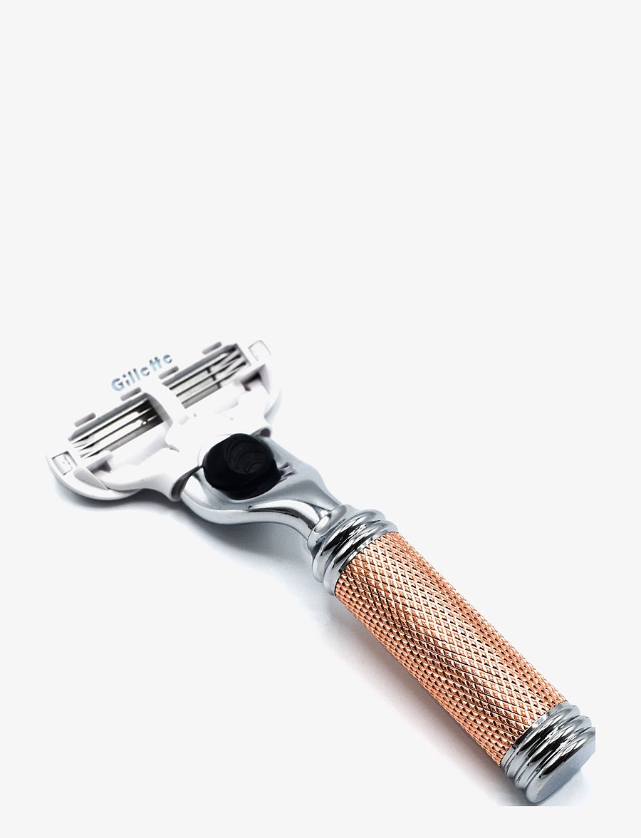 Parker - TRVL-Ladies Venus Compatiable Rose Gold Textured Razor With Leather Case - raseerimine - rose gold - 1