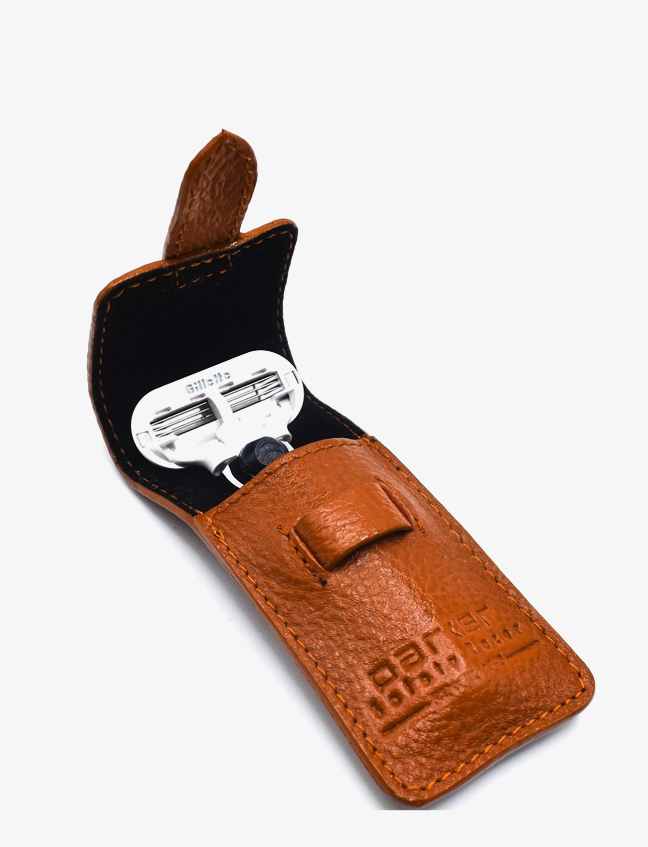 Parker - TRVL-Ladies Venus Compatiable Rose Gold Textured Razor With Leather Case - barbering - rose gold - 2