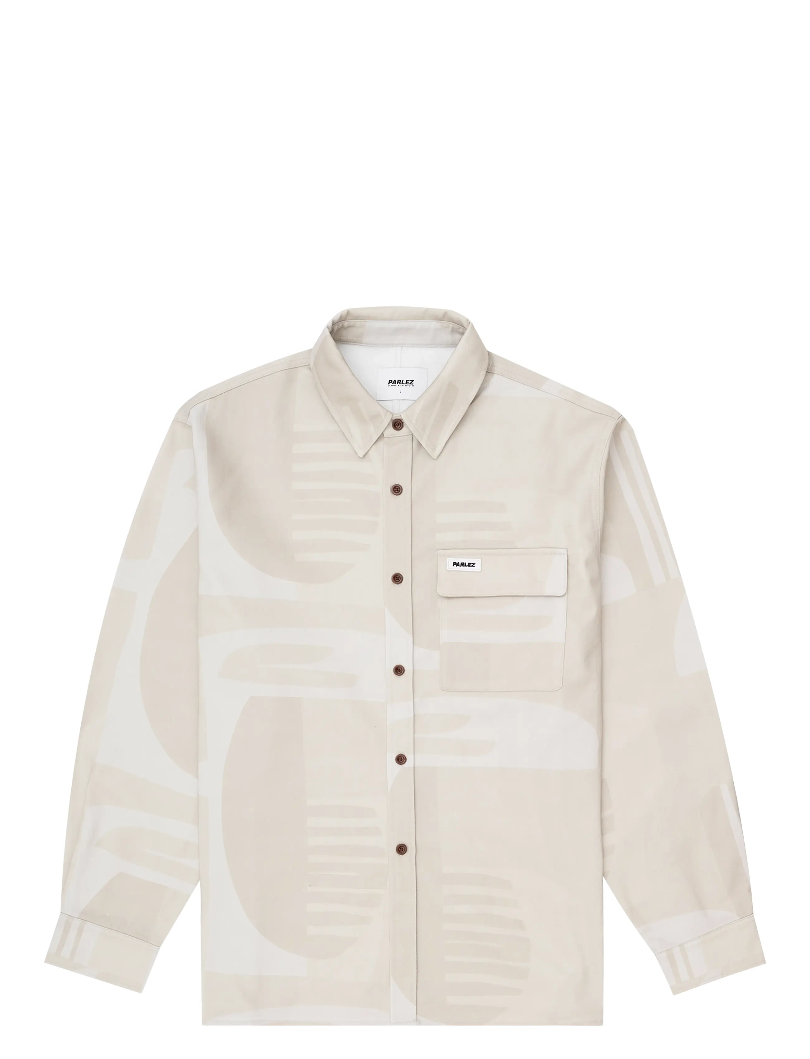 Parlez Craftwork Overshirt - Kleidung - PUTTY / beige