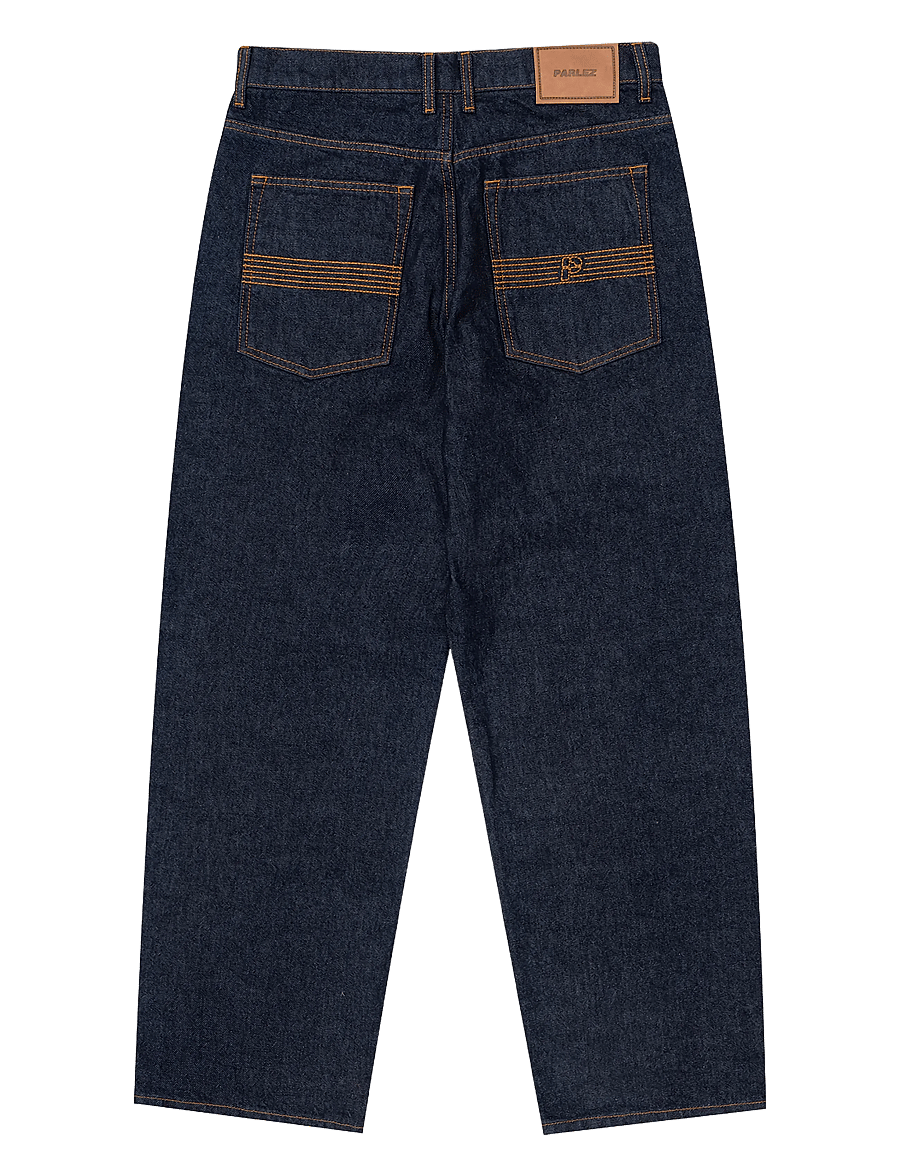 Parlez - Prospect Denim Trouser - weite jeans - mid enzyme wash - 1