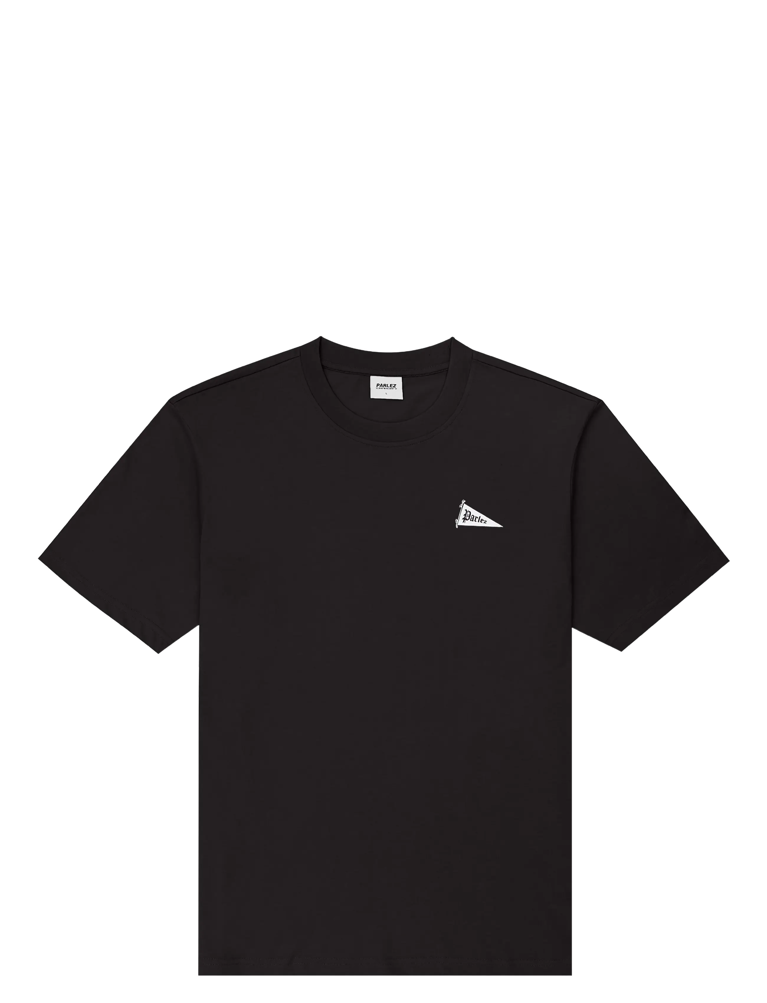 Parlez Pennant T-Shirt - Kleidung - BLACK / black