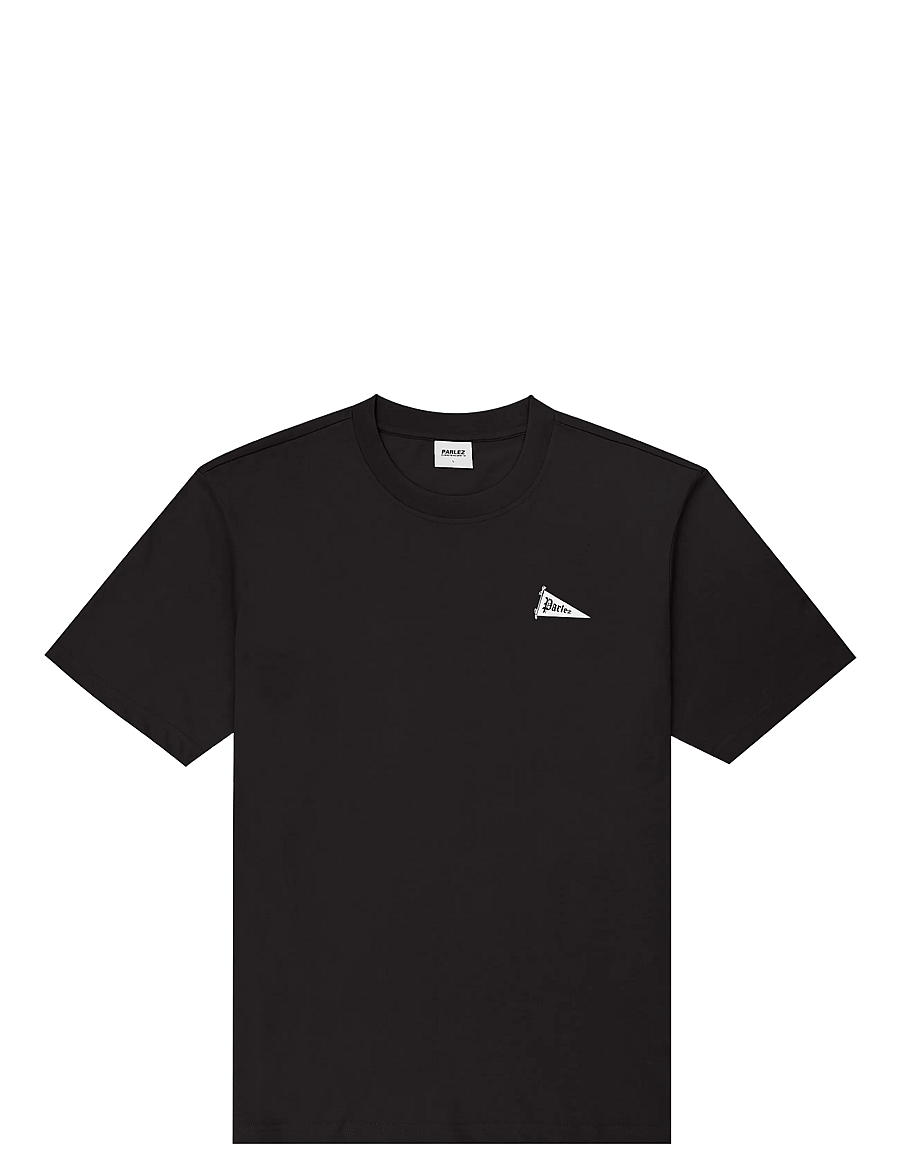 Parlez - Pennant T-Shirt - kurzärmelige t-shirts - black - 0
