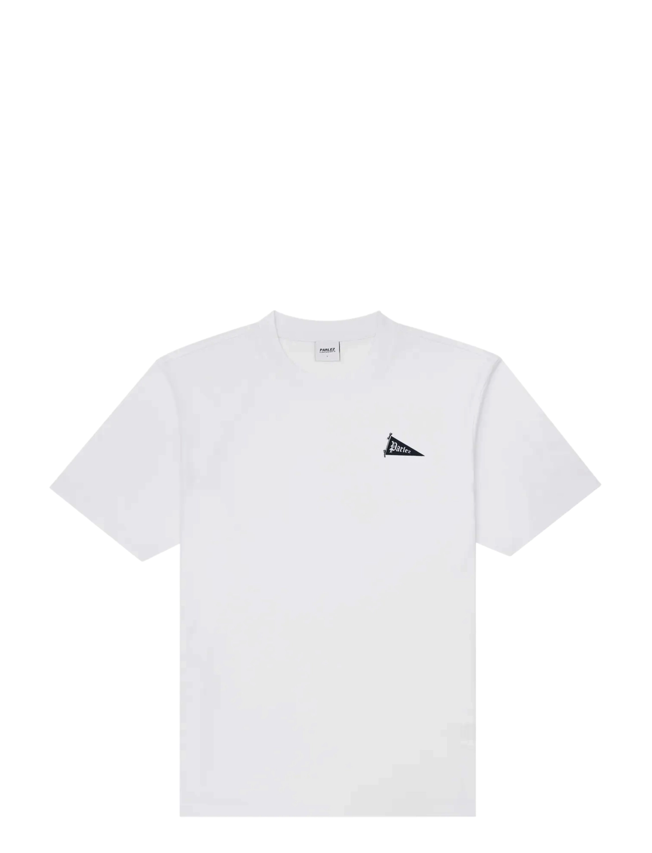 Parlez Pennant T-Shirt - Kleidung - WHITE / white