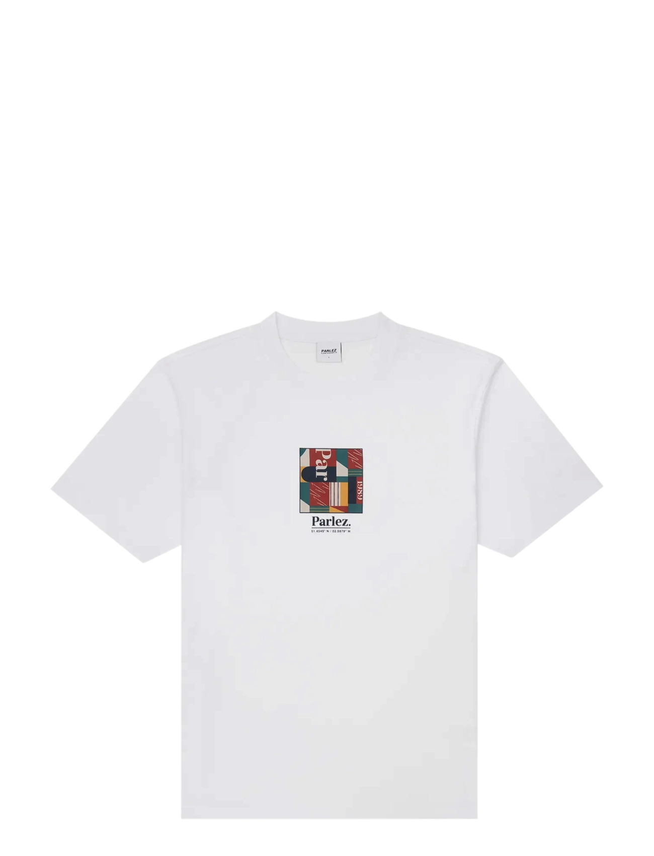 Parlez Burford T-Shirt - Kleidung - WHITE / white