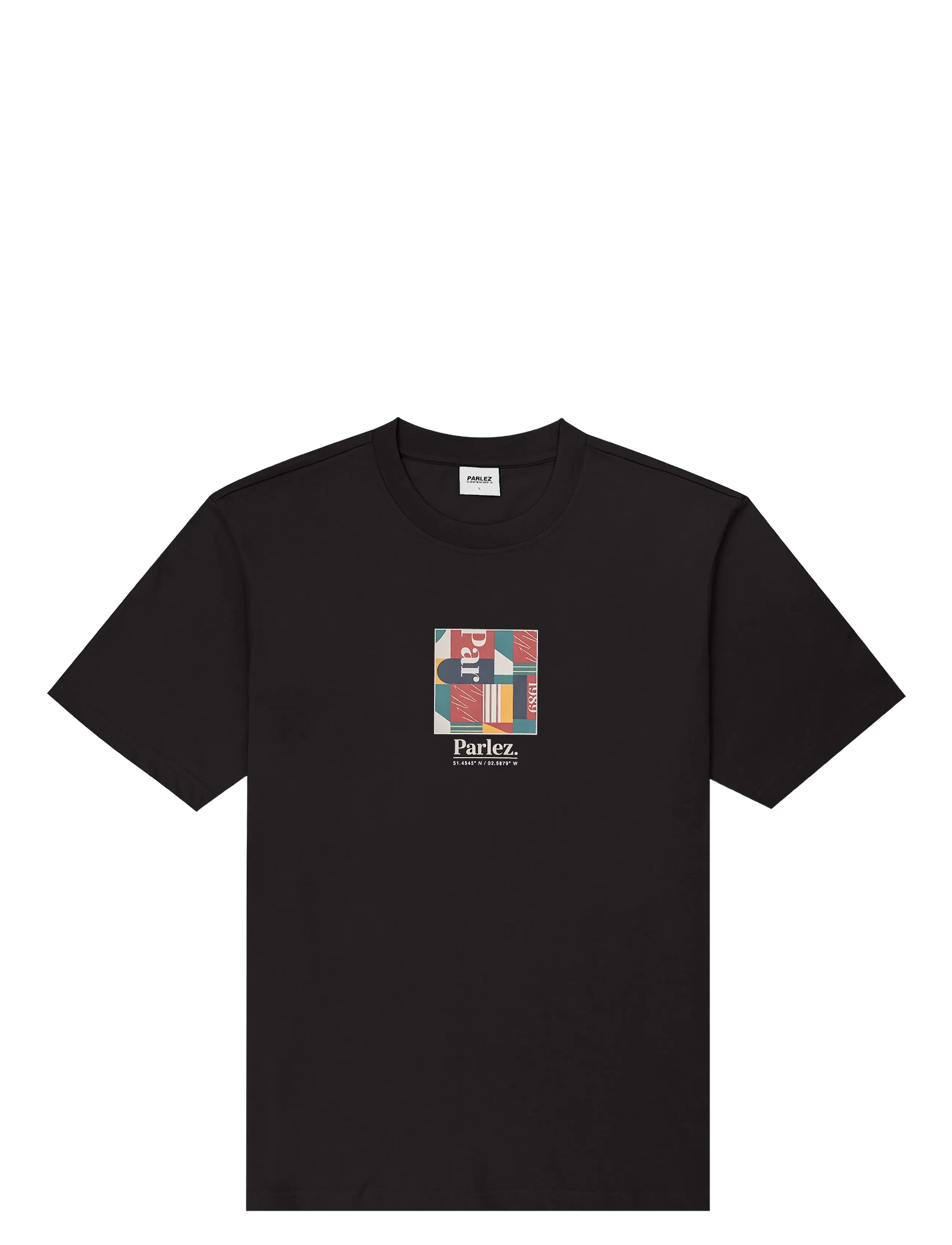 Parlez Burford T-Shirt - Kleidung - BLACK / black