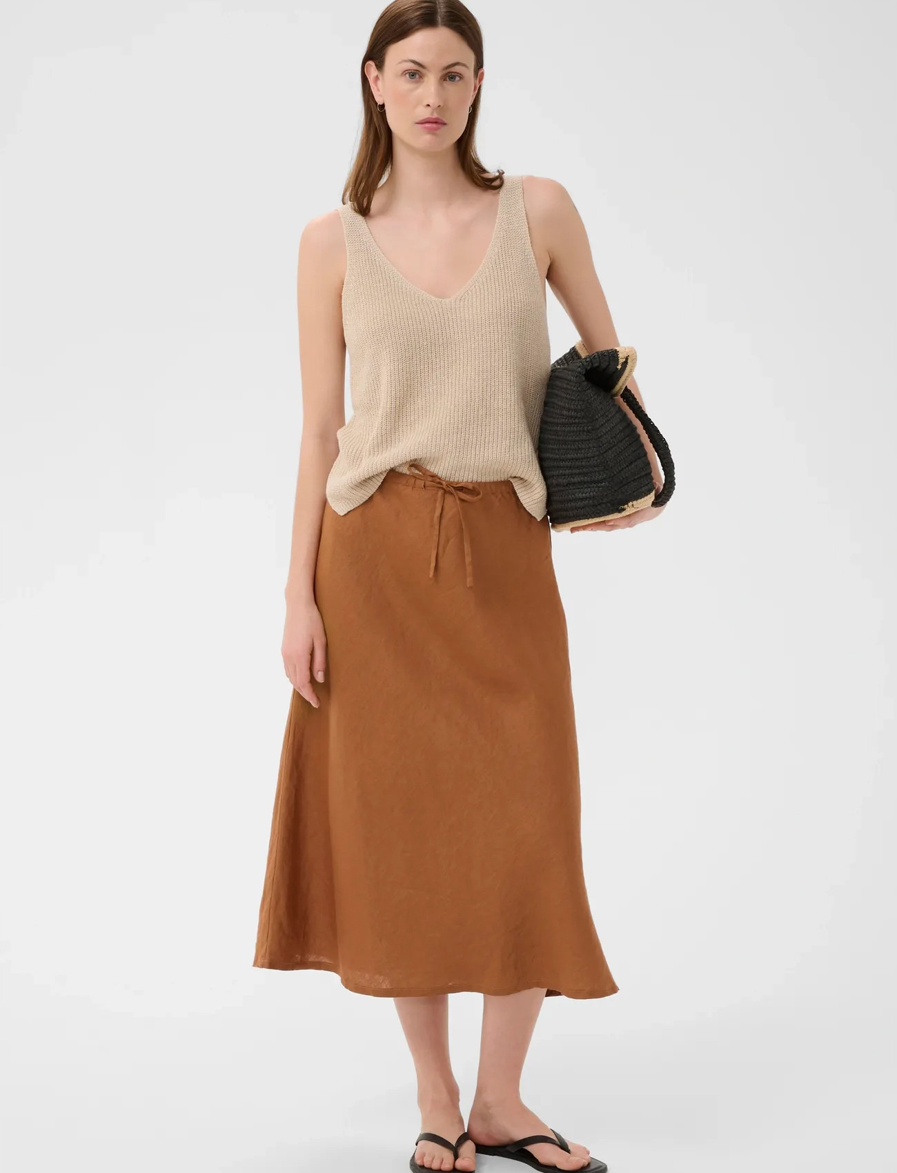 Part Two Bernadinapw Skirt - Orange - 34
