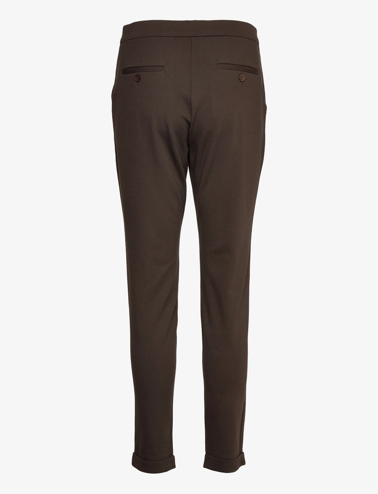 Part Two - MightyPW PA - slim fit trousers - dark brown - 1