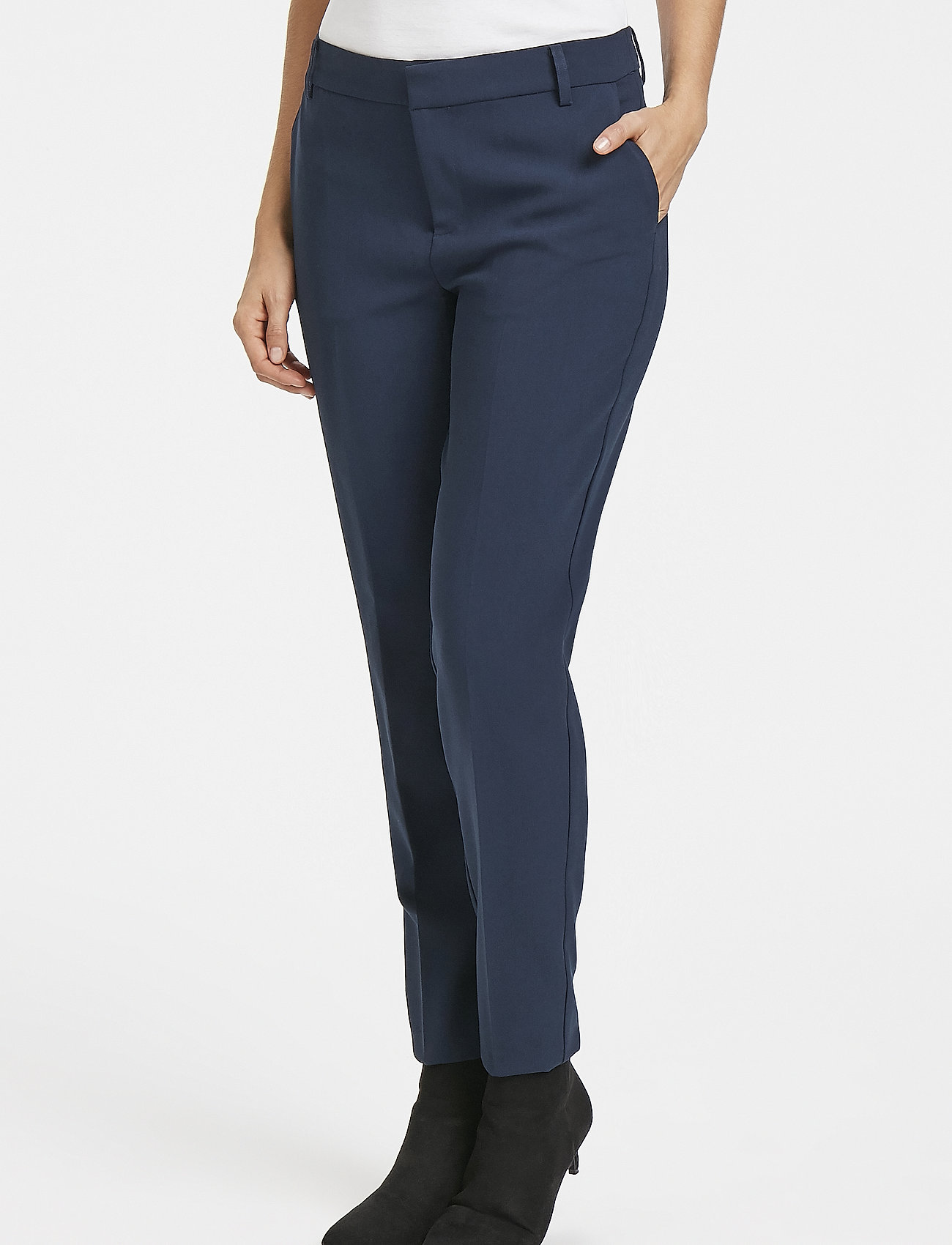 Part Two CleaPW PA - Slim fit-byxor - NAVY BLAZER / blue