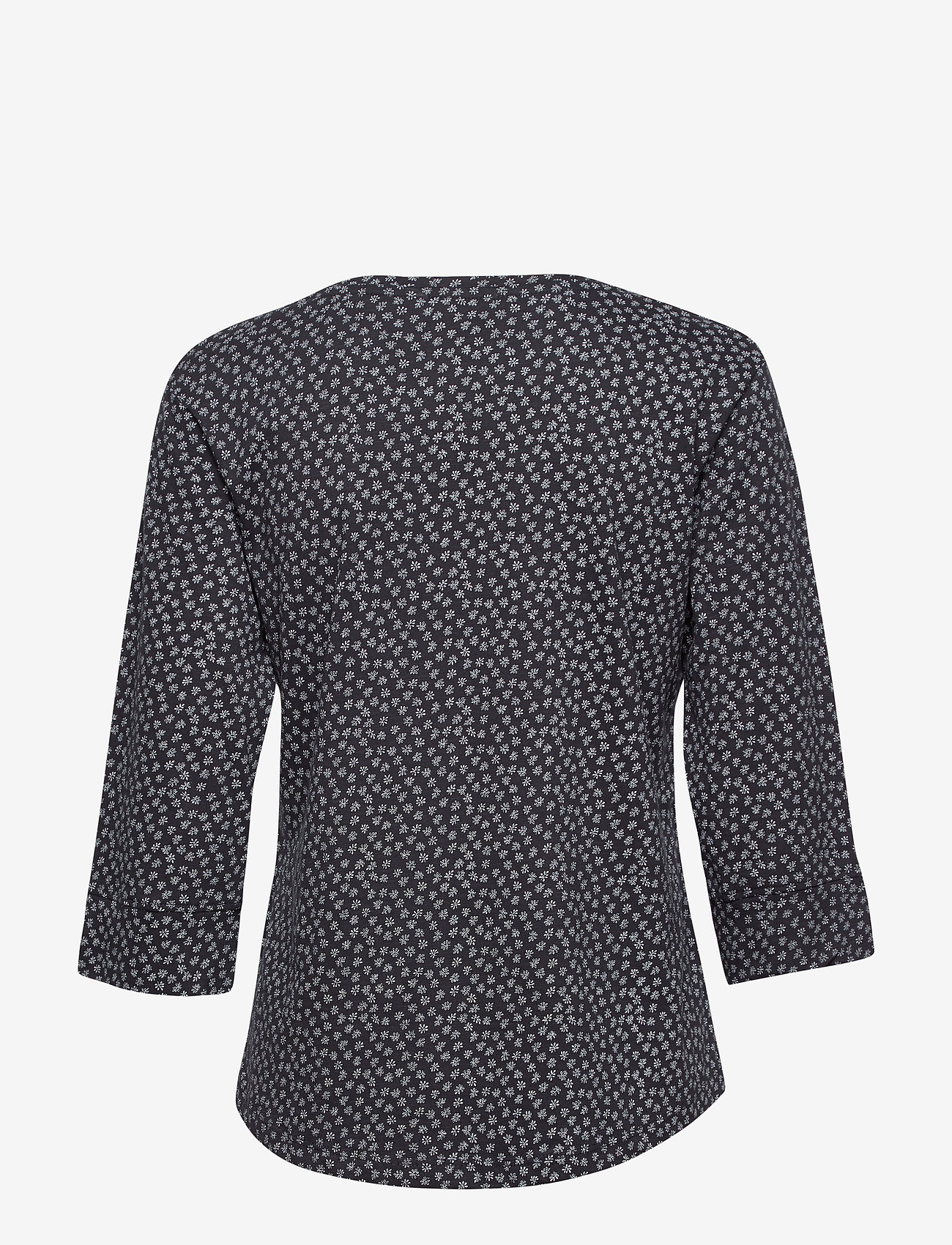 Part Two - KessiePW TS - mini leaf print, dark blue - 1