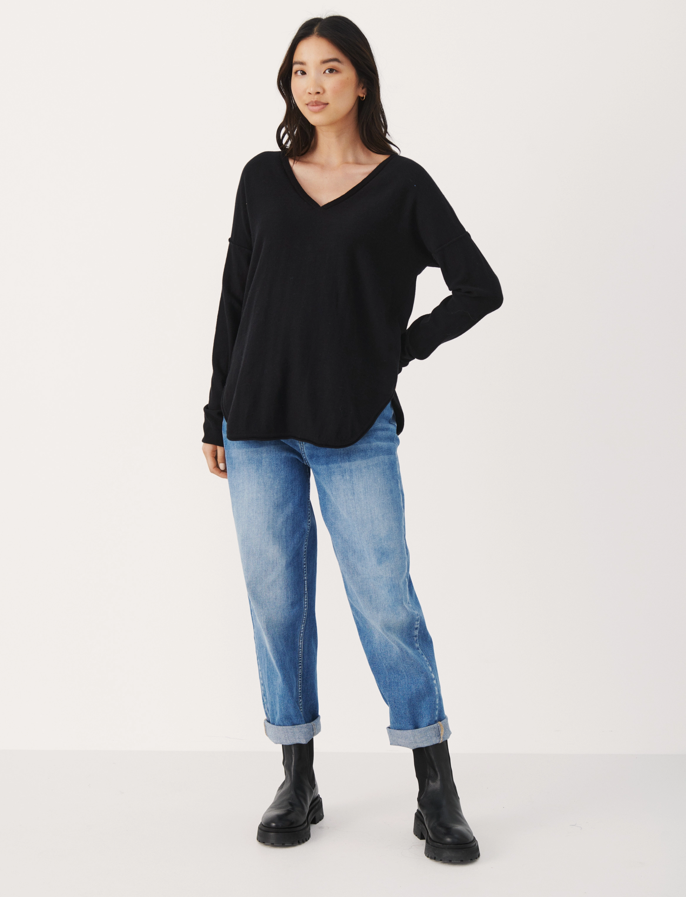 Part Two - IliviasaPW v-neck - black - 3