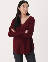 Part Two - IliviasaPW v-neck - pullover - tawny port - 2