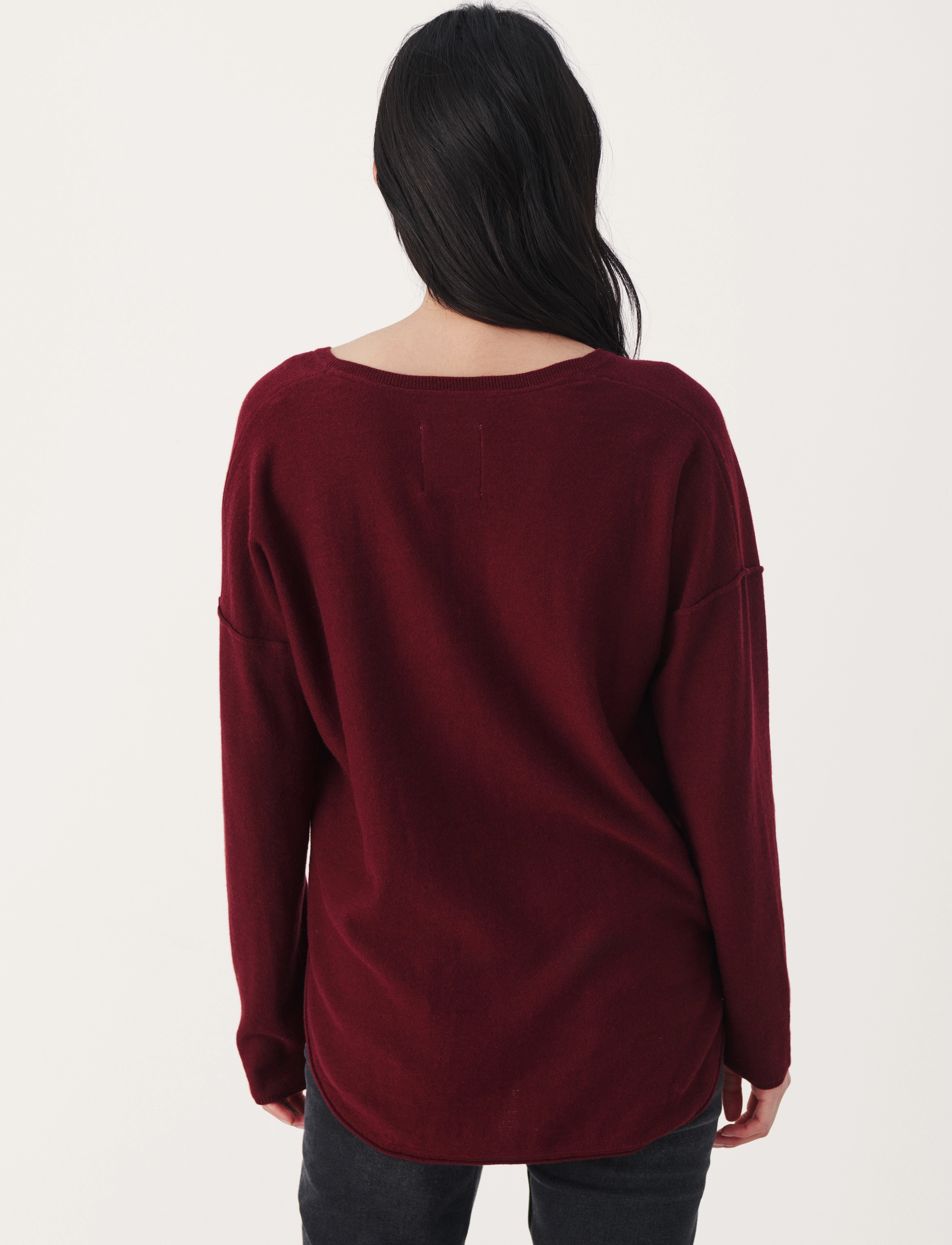 Part Two - IliviasaPW v-neck - tawny port - 4