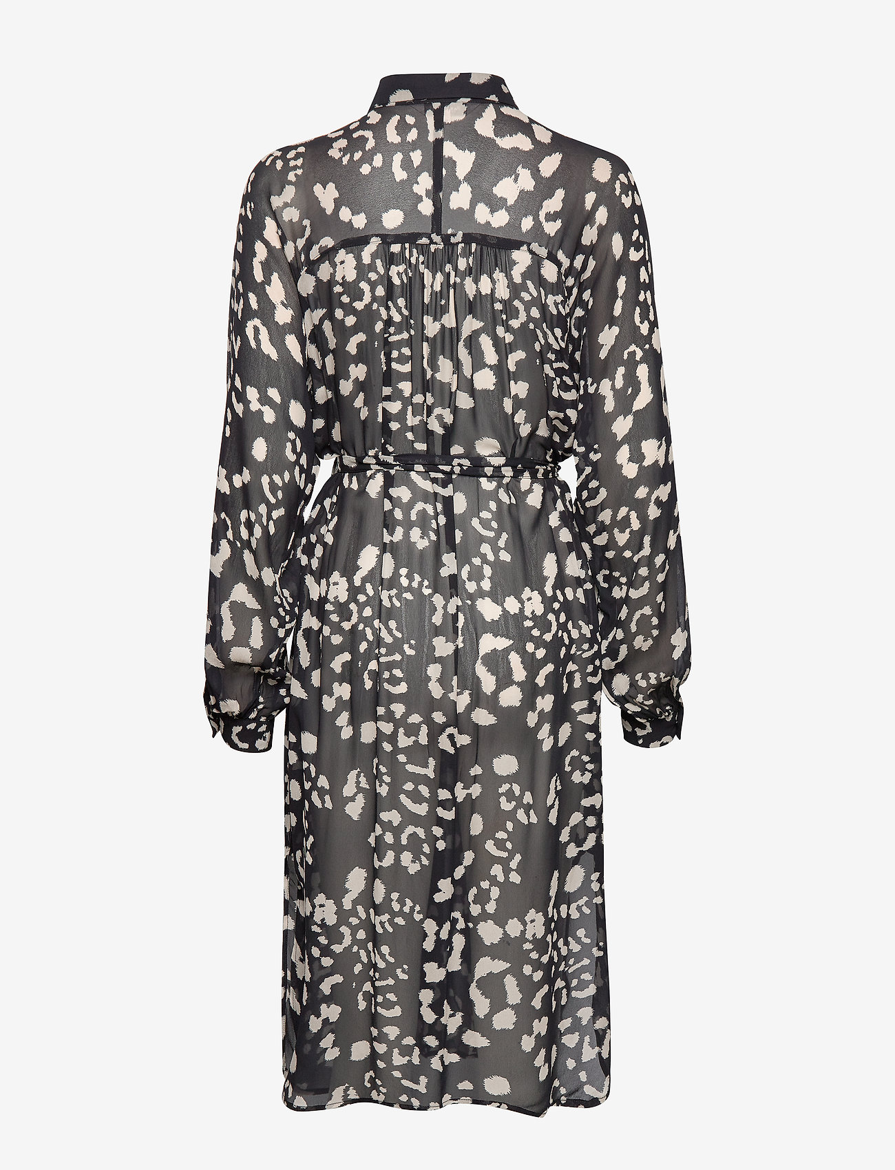 Part Two - Thandie DR - leopard print, dark blue. - 1