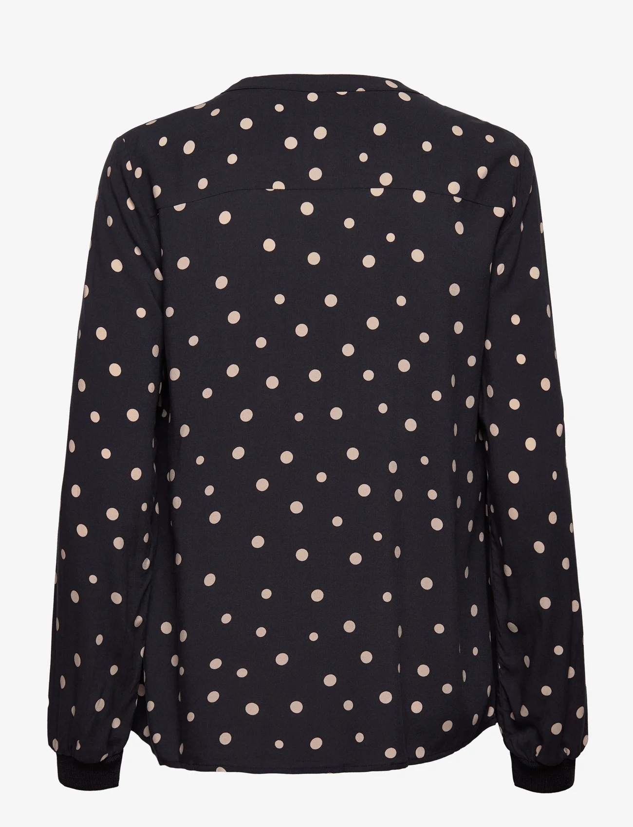 Part Two - TonniePW BL - long-sleeved blouses - dark navy dot - 1
