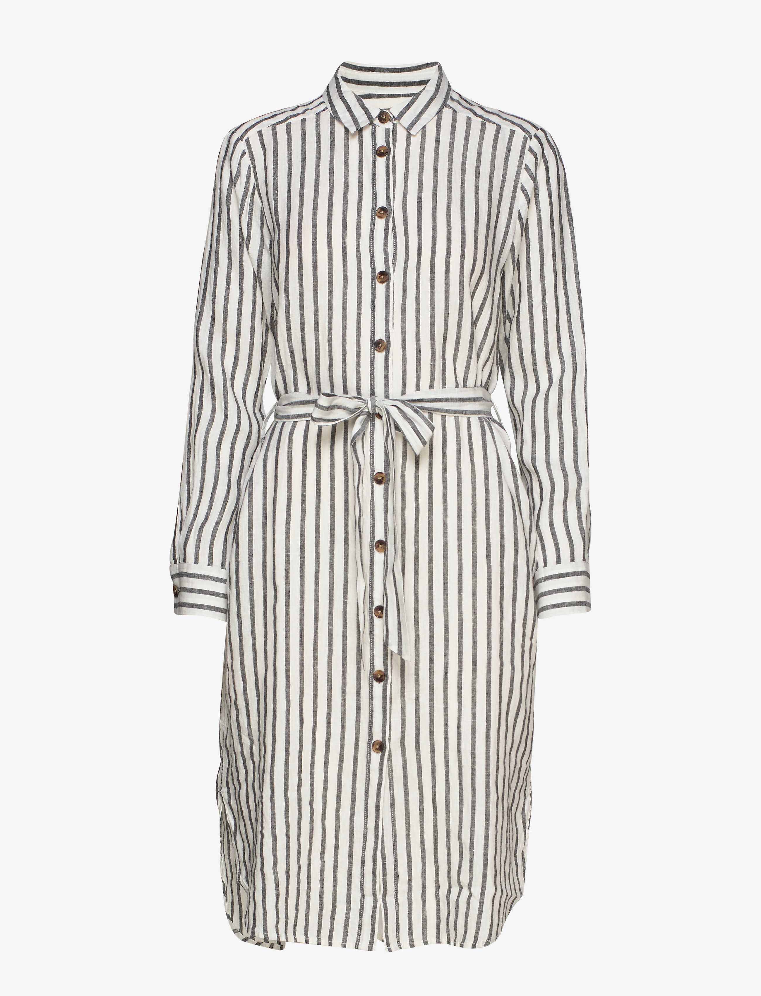LINEN STRIPE BLACK