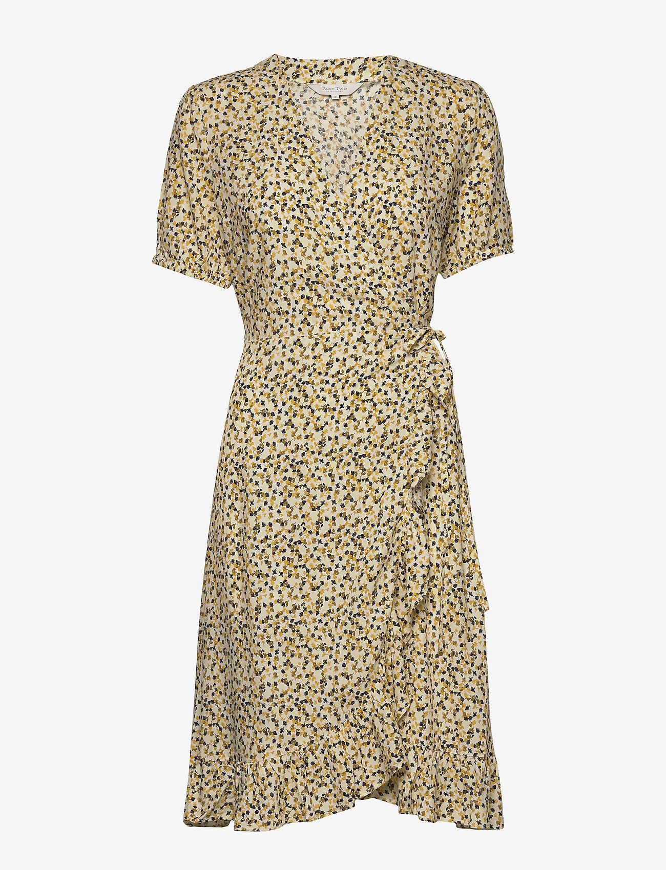 MINI LEAF PRINT, GOLDEN SPICE