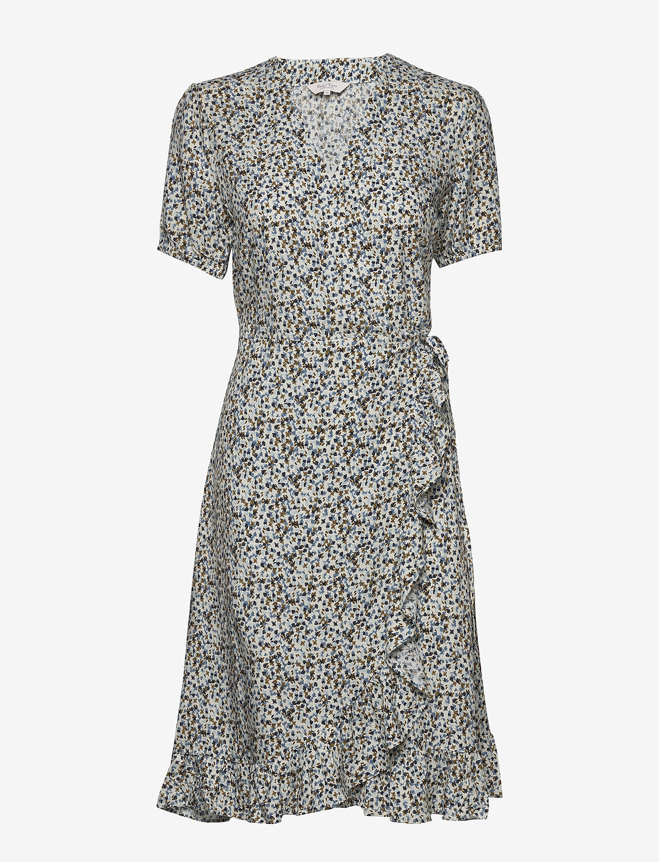 MINI LEAF PRINT, BLUE