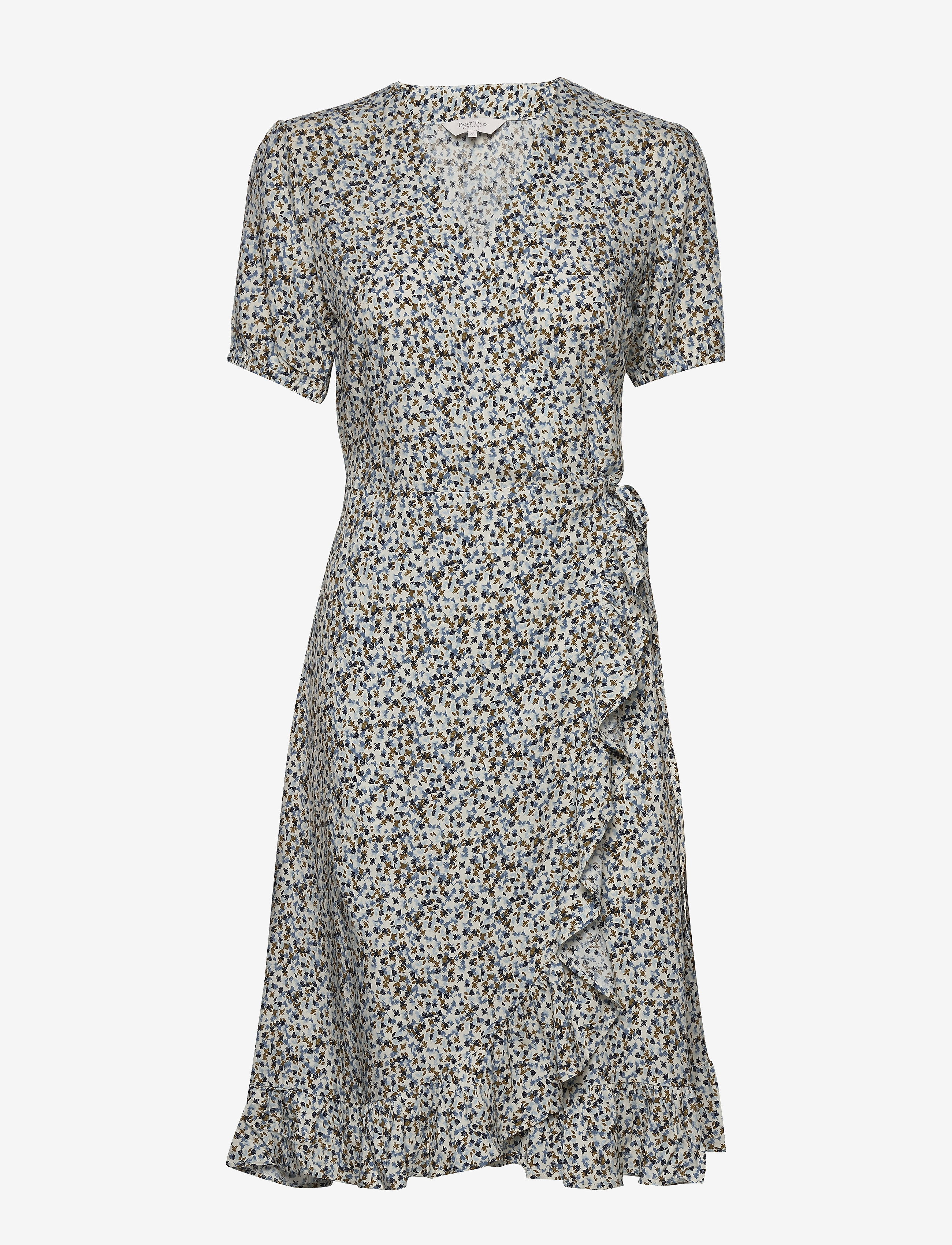 MINI LEAF PRINT, BLUE