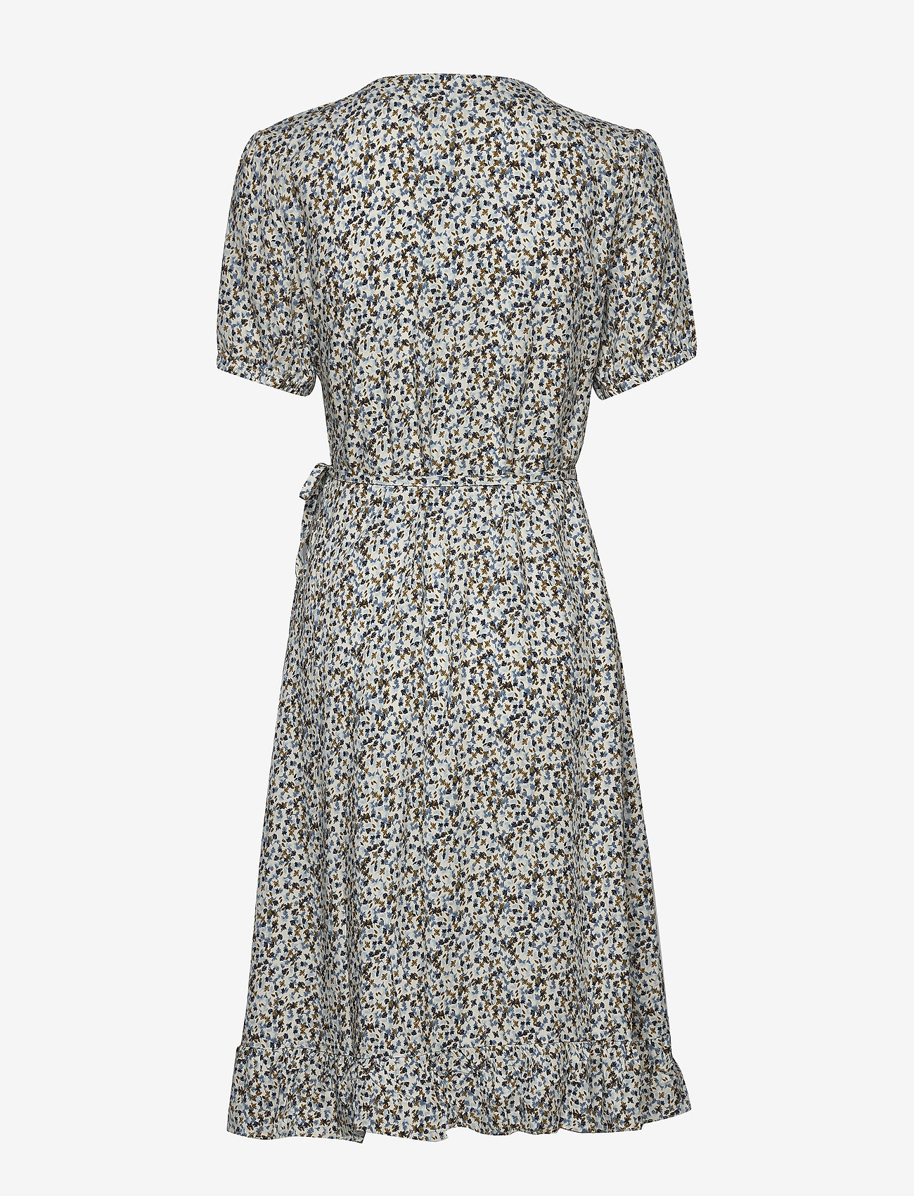 Part Two - ClairePW DR - mini leaf print, blue - 1