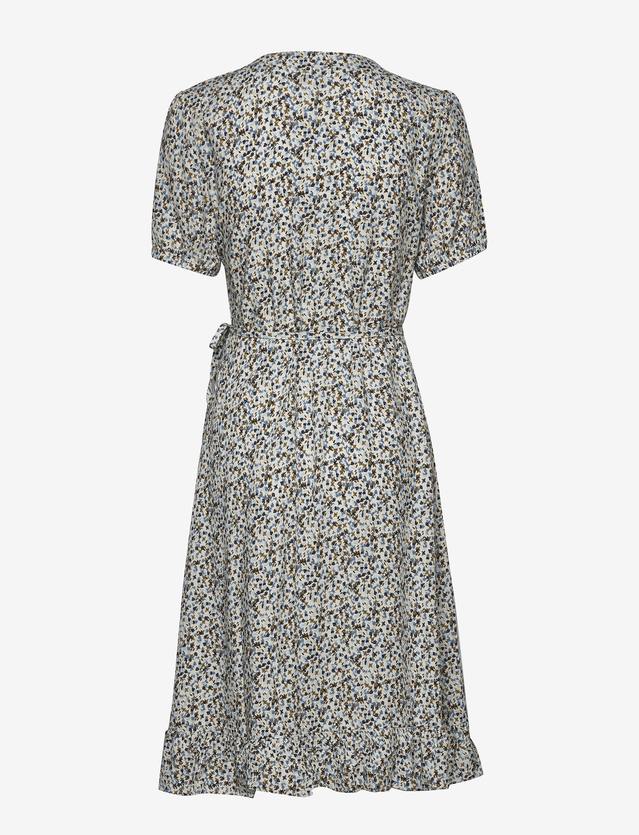 Part Two - ClairePW DR - mini leaf print, blue - 1