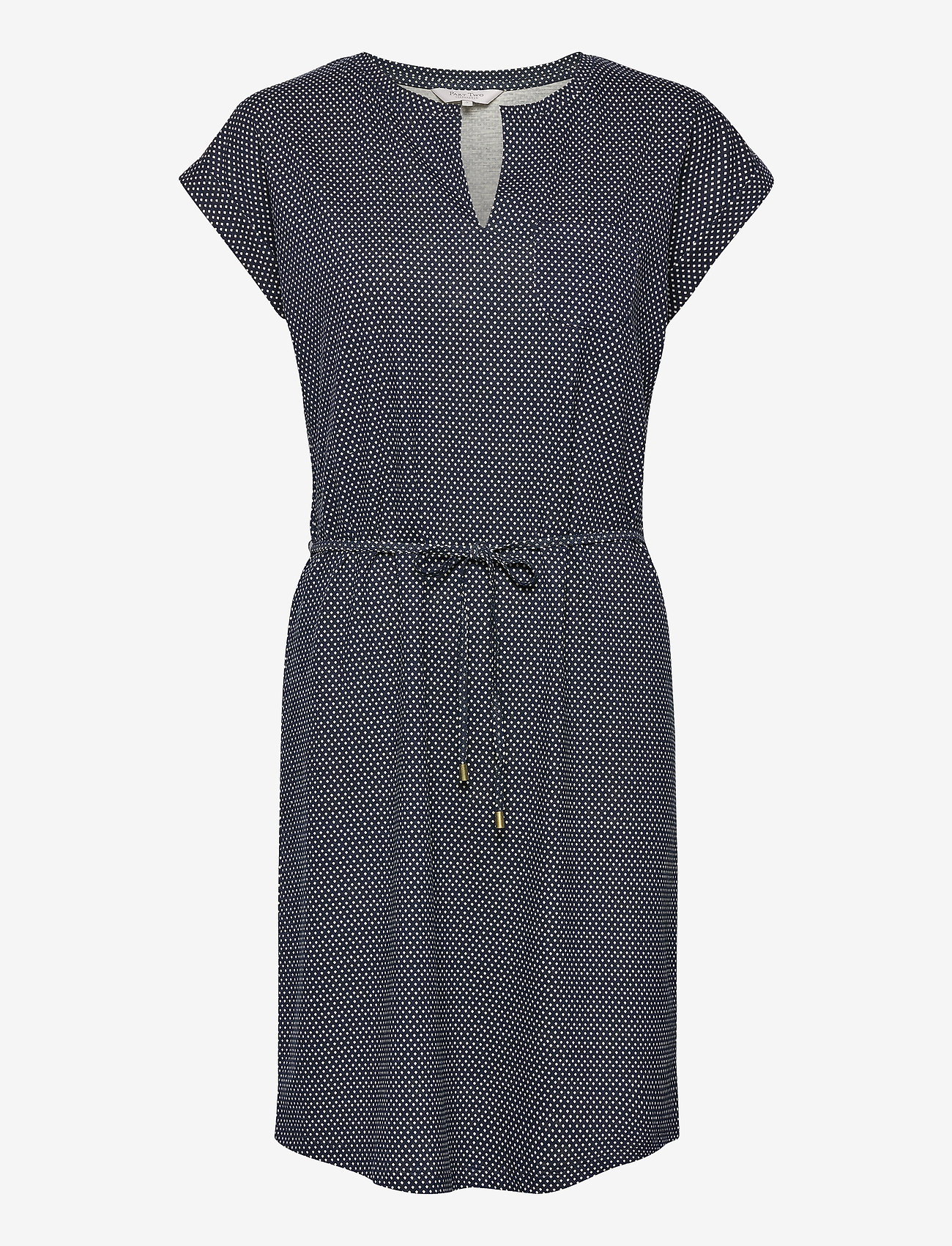 Part Two - MabelPW DR - diamond print, navy - 0