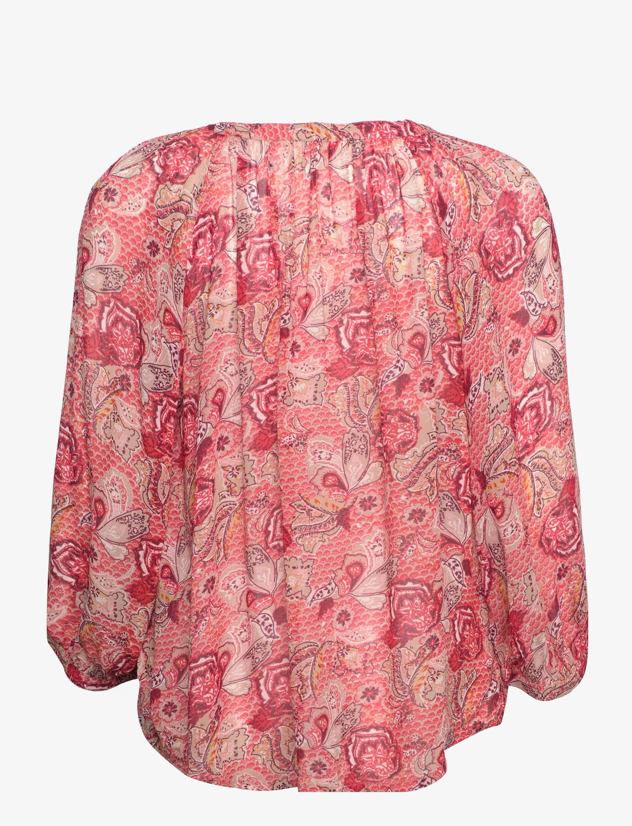 Part Two - ErdonaePW BL - long-sleeved blouses - rubicondo ornament print - 1