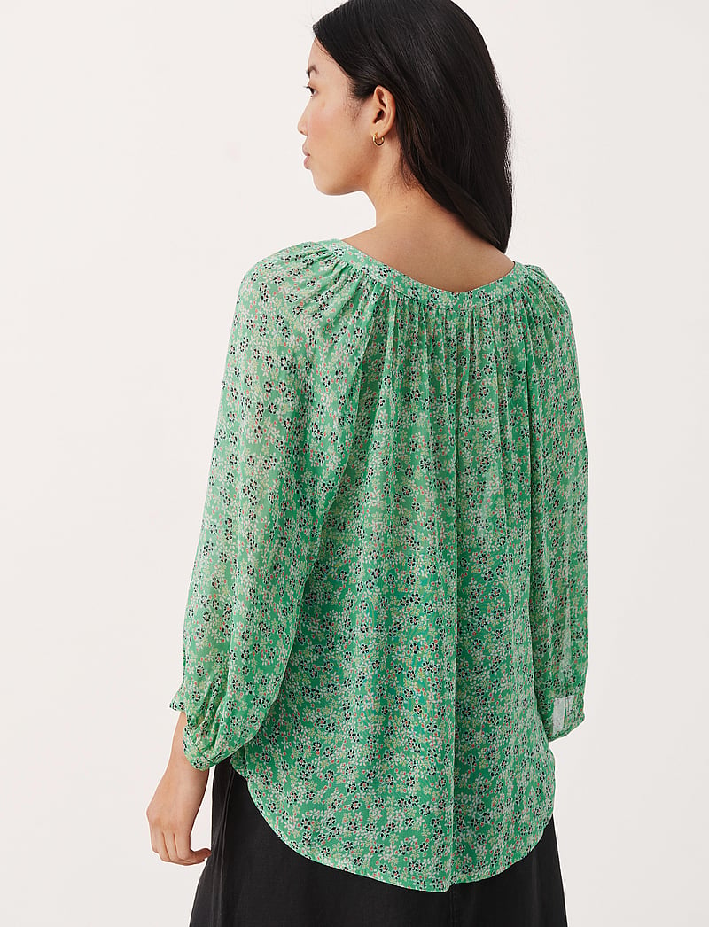 Part Two - ErdonaePW BL - langærmede bluser - greenbriar mini flower - 4