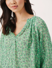 Part Two - ErdonaePW BL - long-sleeved blouses - greenbriar mini flower - 5