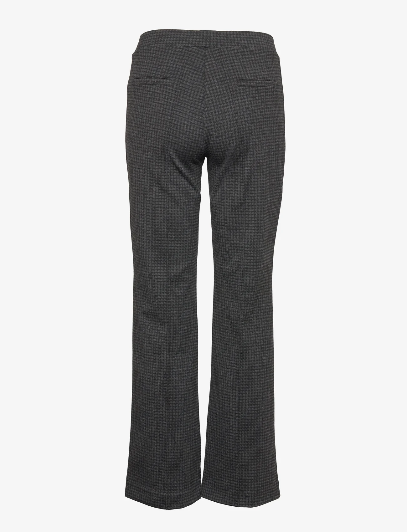 Part Two - PontasPW PA - straight leg trousers - dark grey check - 1