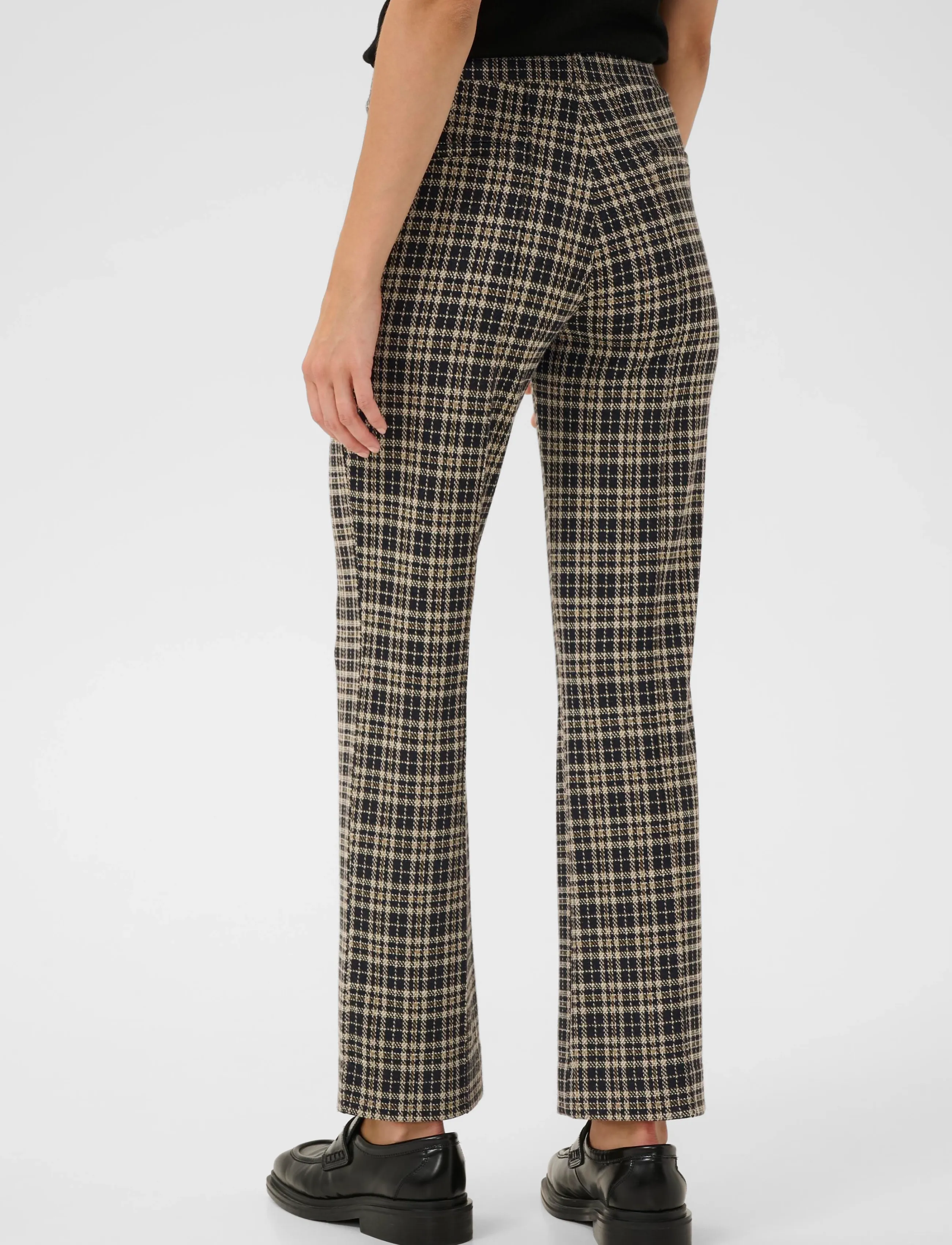 Part Two - PontasPW Pants - bukser med lige ben - dark navy check - 4