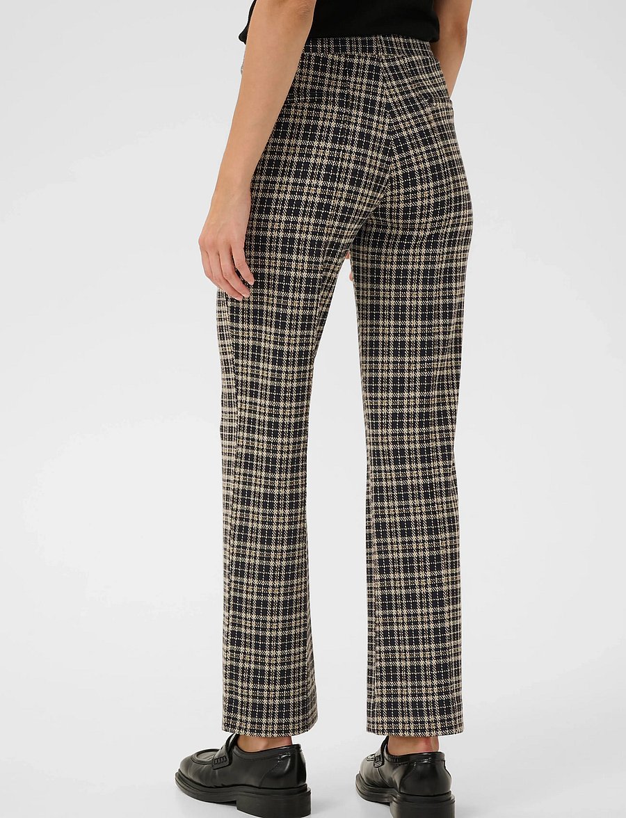Part Two - PontasPW PA - bukser med lige ben - dark navy check - 4