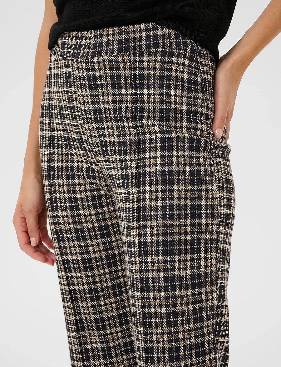Part Two - PontasPW PA - bukser med lige ben - dark navy check - 5